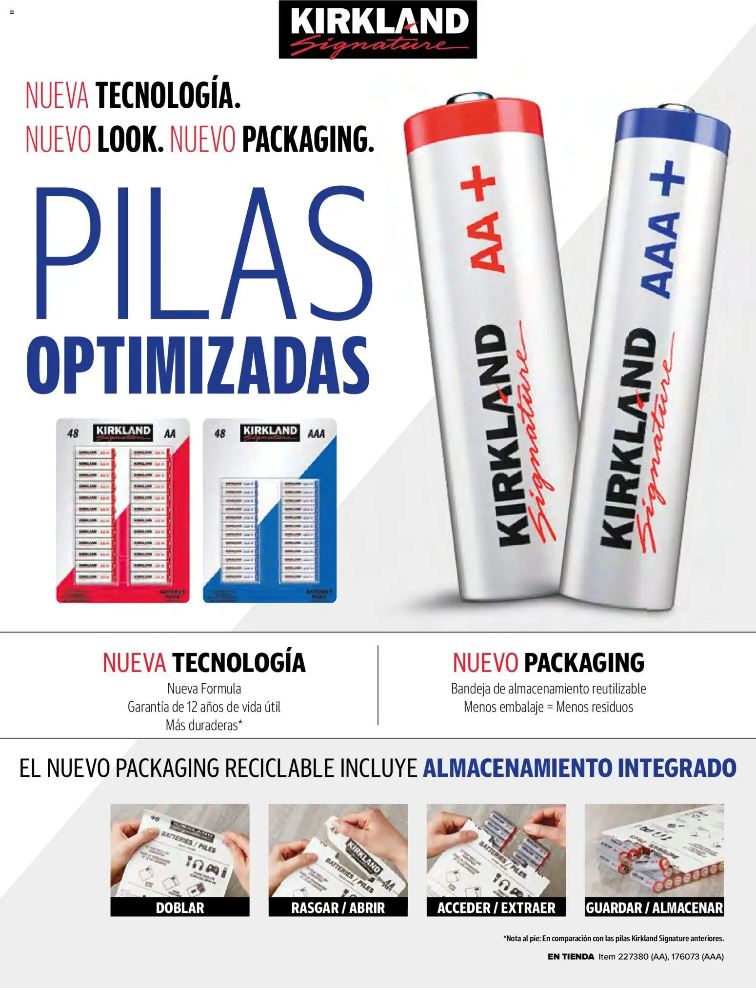 Costco catálogo Otoňo │ válido desde el 14/10/2026 | Página: 164 | Productos: Pilas AA, Bandeja