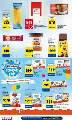 Tesco aktuális akciós újság - amely érvényes a következő dátumtól: 28.05.2026 | Oldal: 22 | Termékek: Müzli, Nesquik, Csokoládé, Száraztészta
