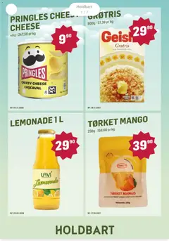 Forhåndsvisning av Holdbart kundeavis gyldig fra 24/06/2026 | Side: 5 | Produkter: Mango, Padron peppers, Grøtris, Бісквіт