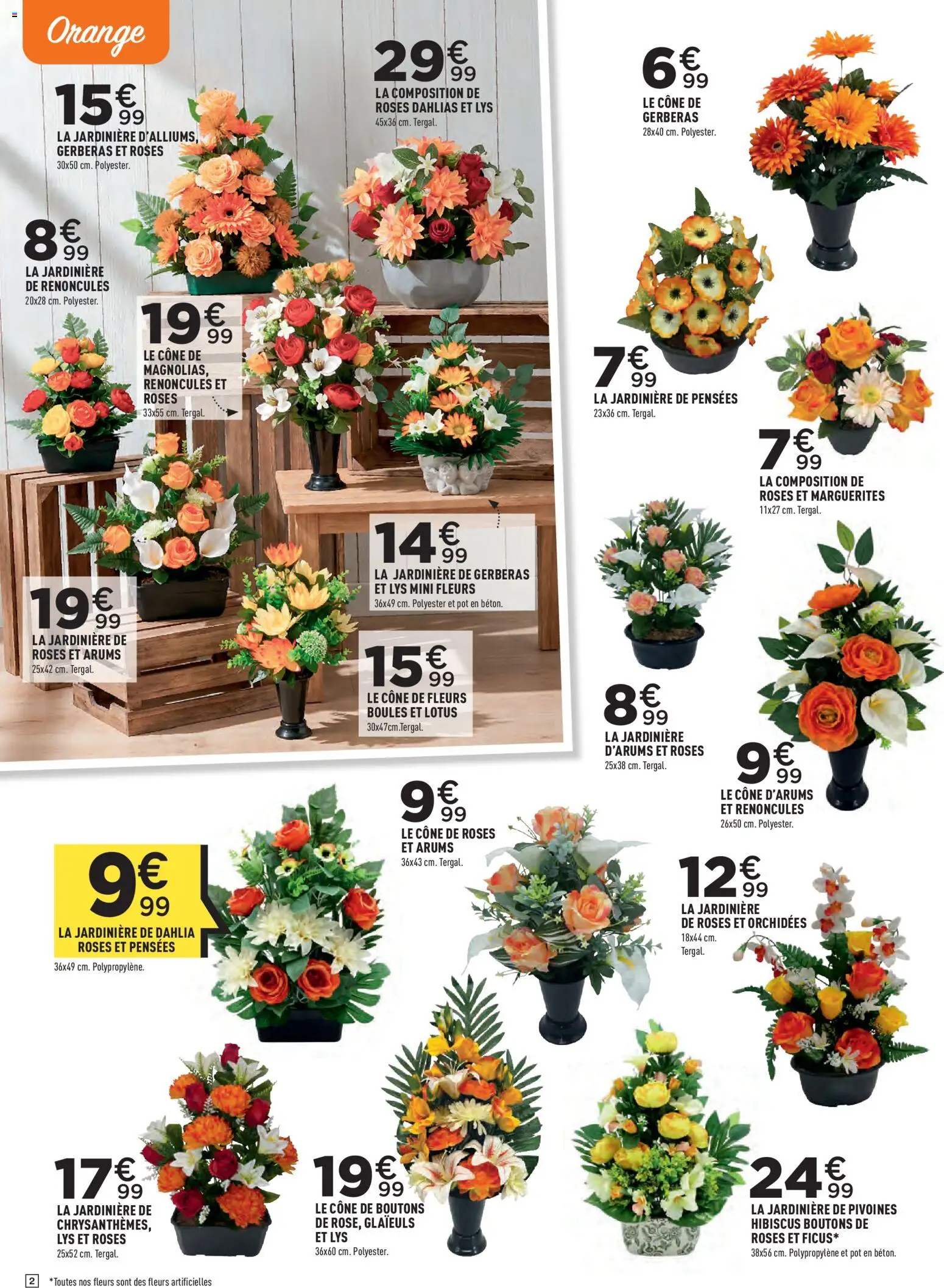 {H1} | Page: 2 | Produits: Orange, Lotus, Fleurs, Hibiscus
