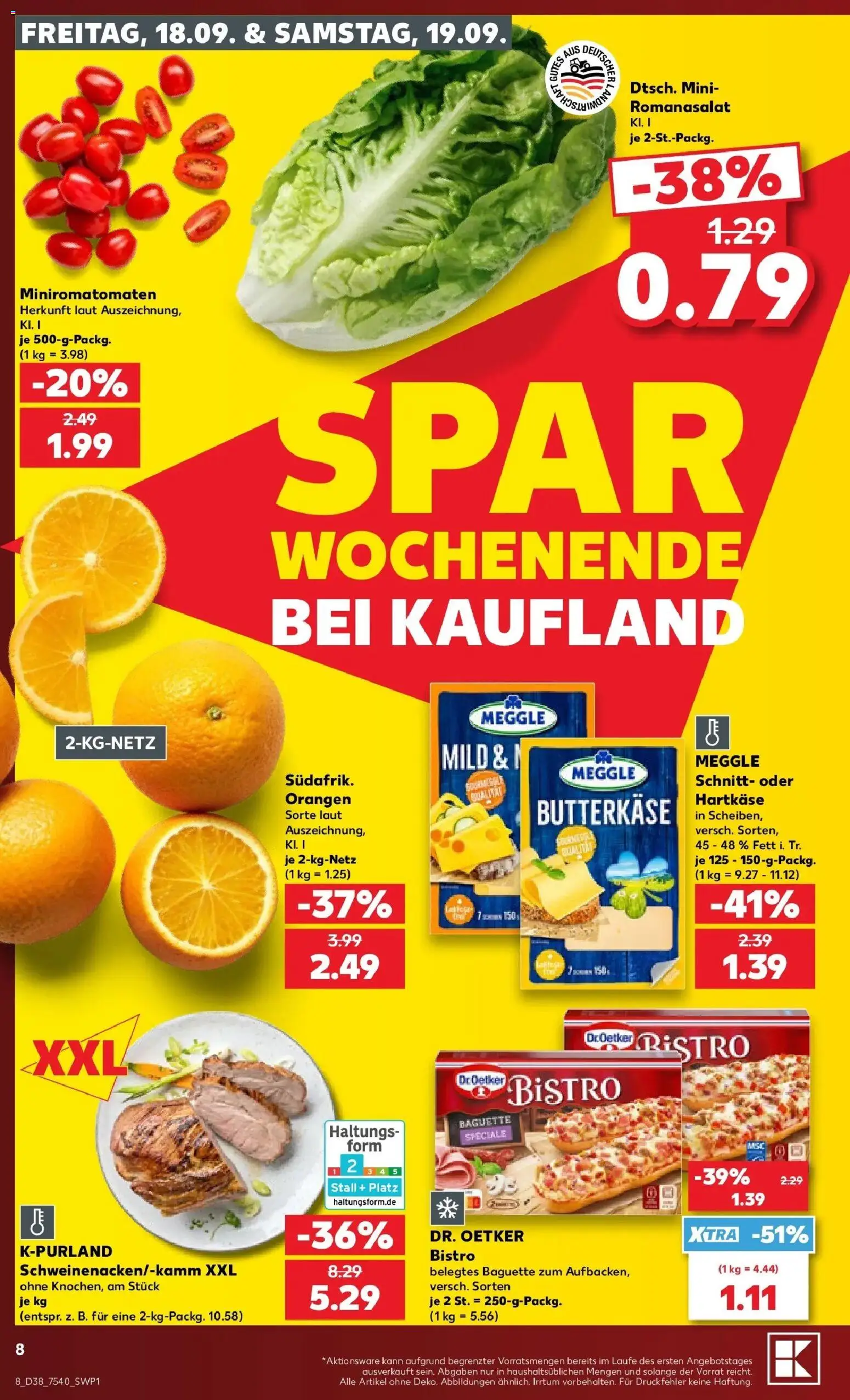 Prospekt Kaufland ab 14.09.2026 » Angebote Online zum Blättern | Seite: 20 | Produkte: Baguette, Orangen