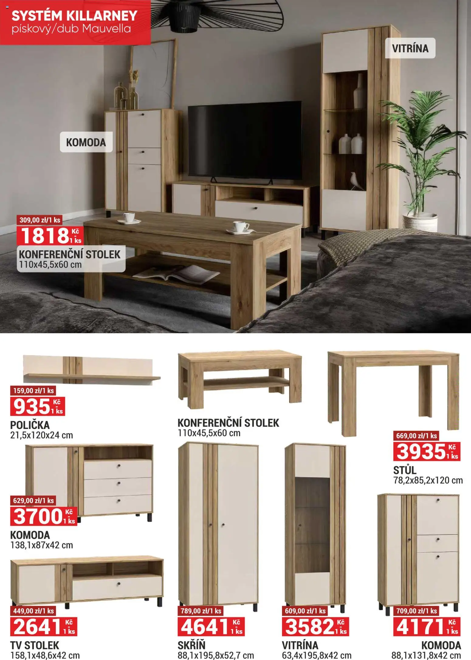 Merkury Market leták od 01.07.2026 | Strana: 10 | Produkty: Polička, Tv, Komoda, Skříň
