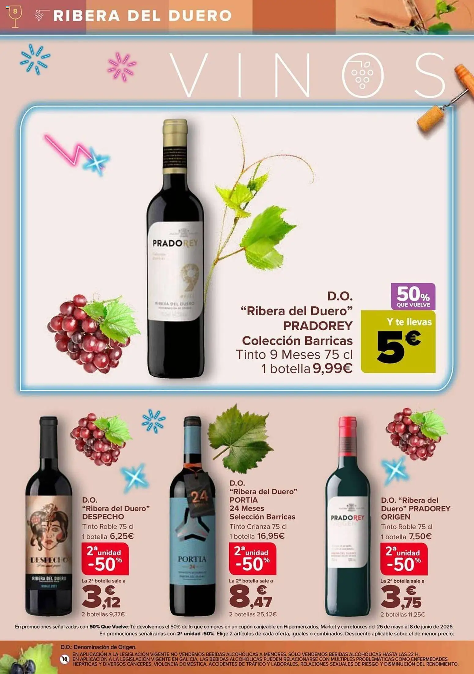 Carrefour Vinos │ válido desde el 12.05.2026 | Página: 8 | Productos: Té