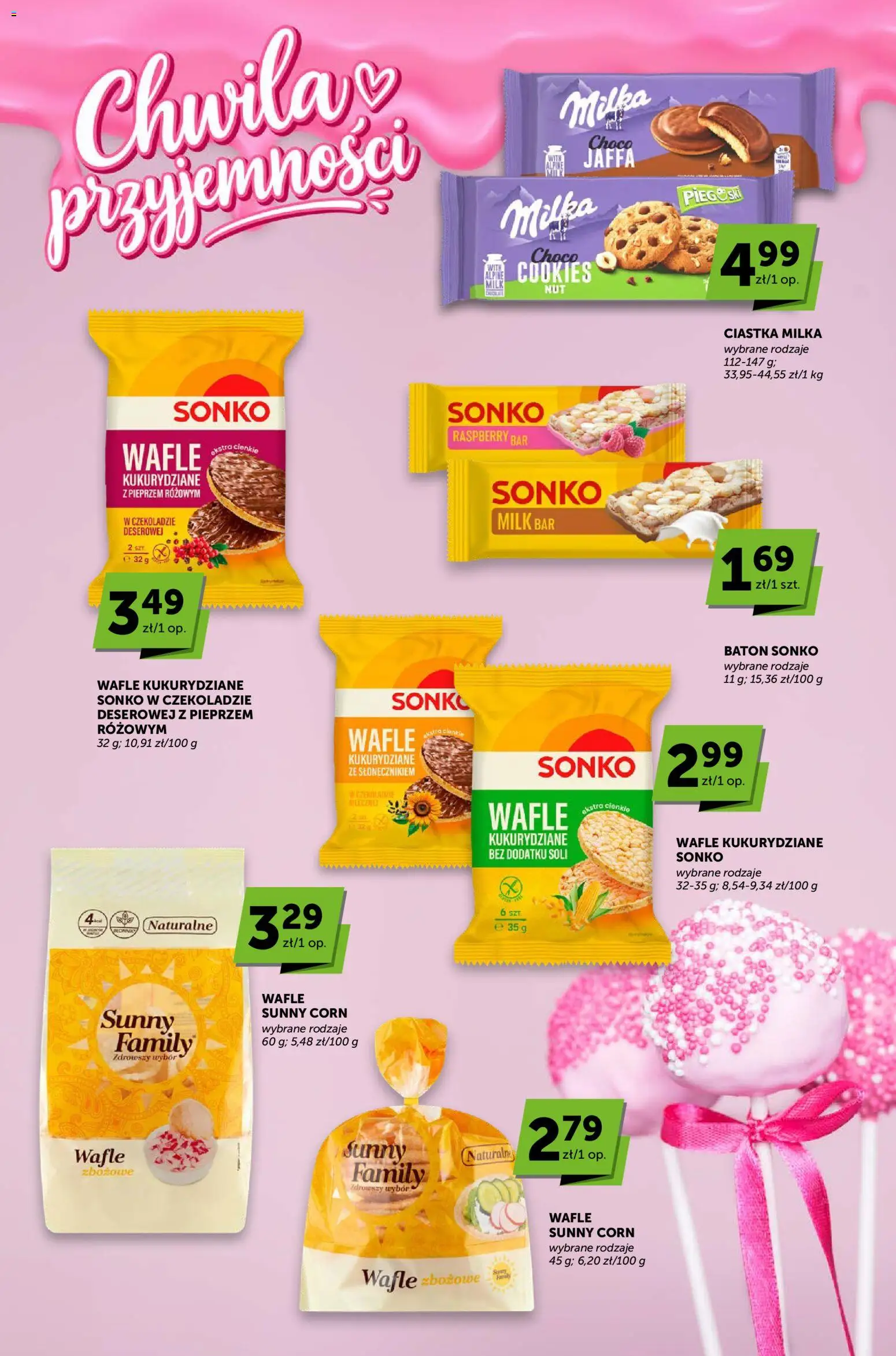 Groszek gazetka - Sprawdź, co więcej od 20.08.2026 | Strona: 4 | Produkty: Wafle, Milka, Ciastka, Sól
