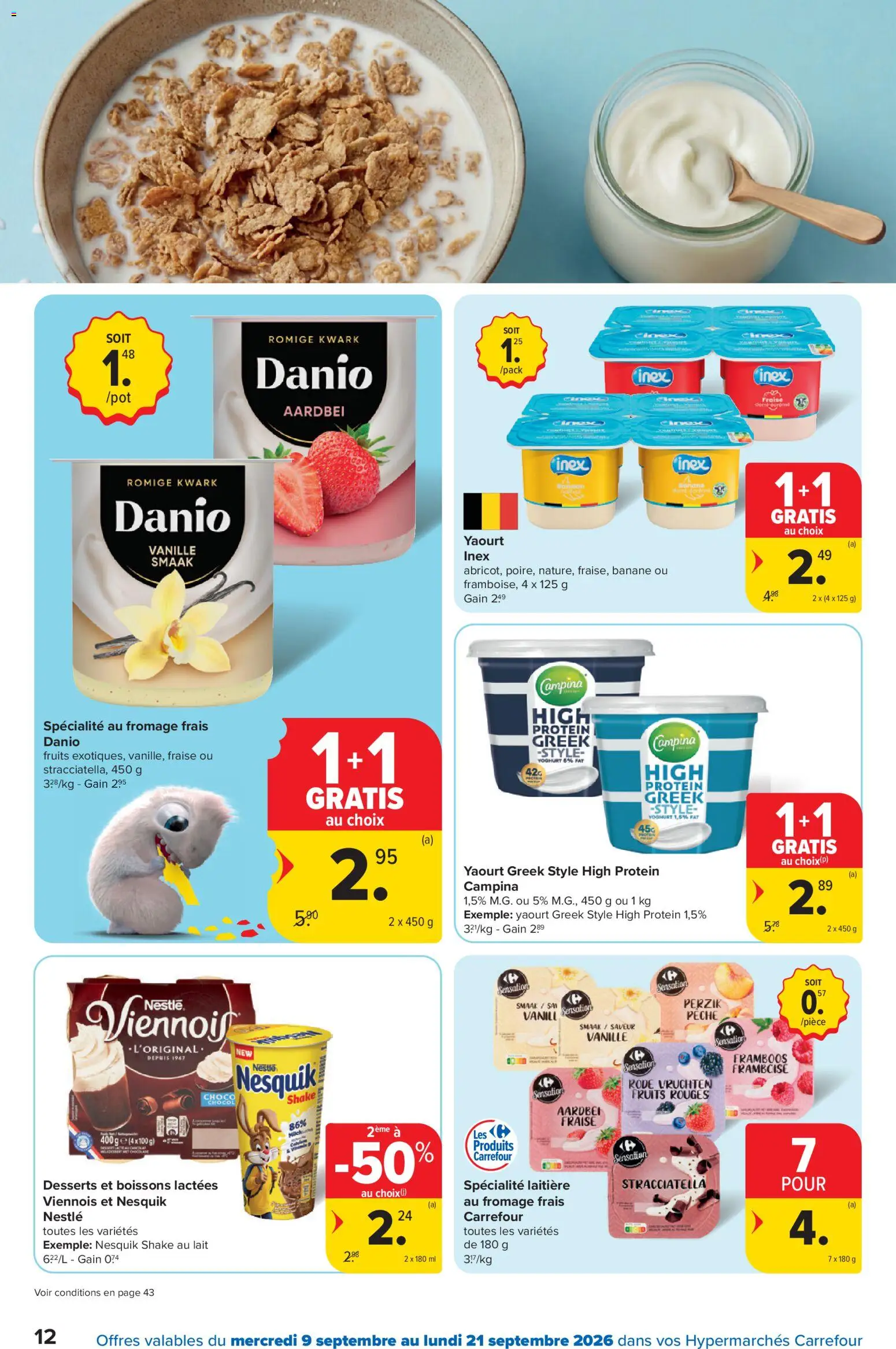 {H1} | Pagina: 12 | Producten: Vanille, Dessert, Aardbei, Yoghurt