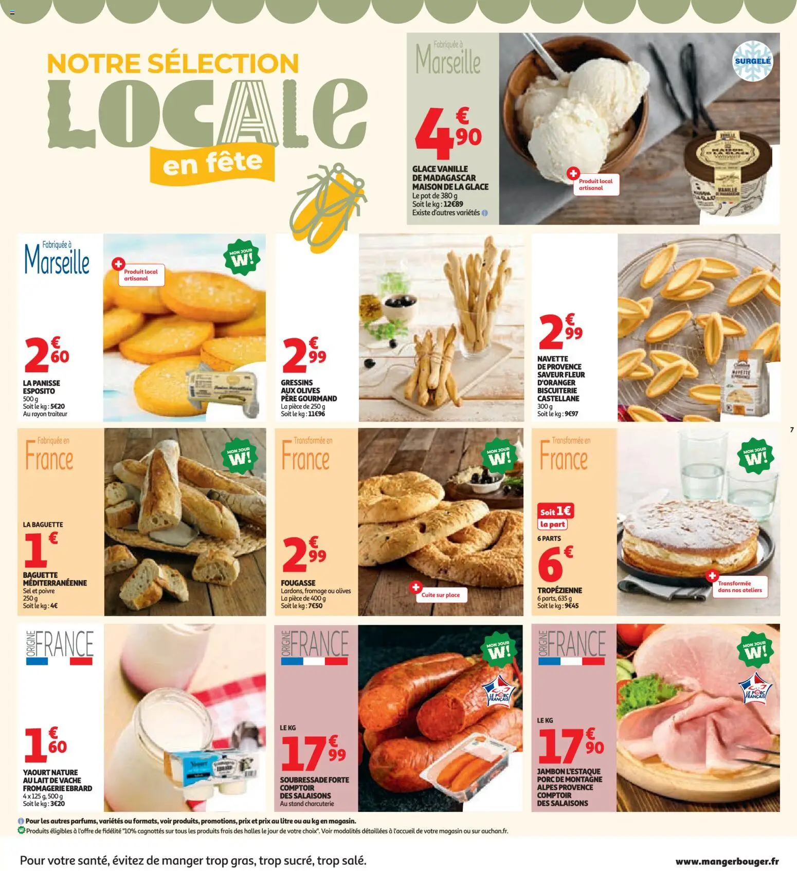 {H1} | Pagina: 7 | Producten: Baguette, NOS, La, Pot