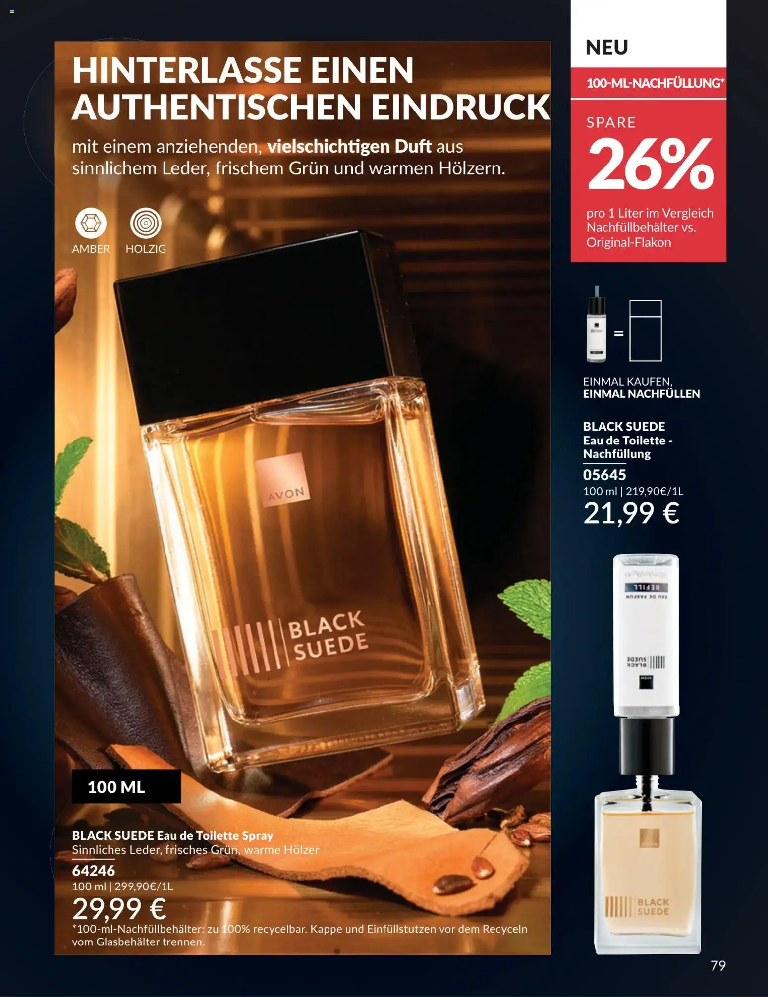AVON Katalog Juli 2026 – gültig ab 01.07.2026 | Seite: 79 | Produkte: Toilette, Duft, Eau de Toilette, Kappe