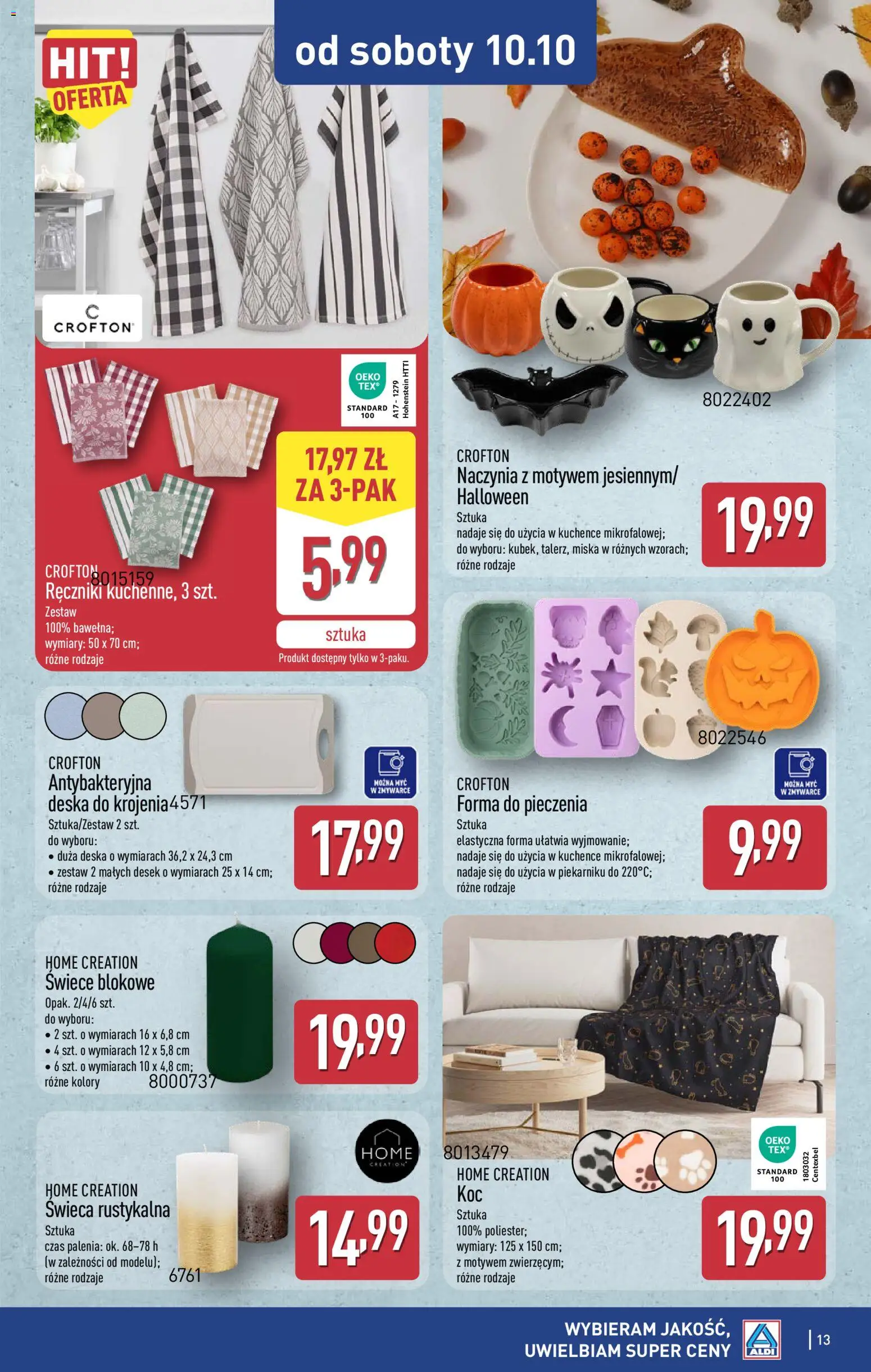 Aldi Polsko leták - Ostatnie sztuki w wybranych sklepach od 07.10.2026 | Strana: 13 | Produkty: Forma, Miska