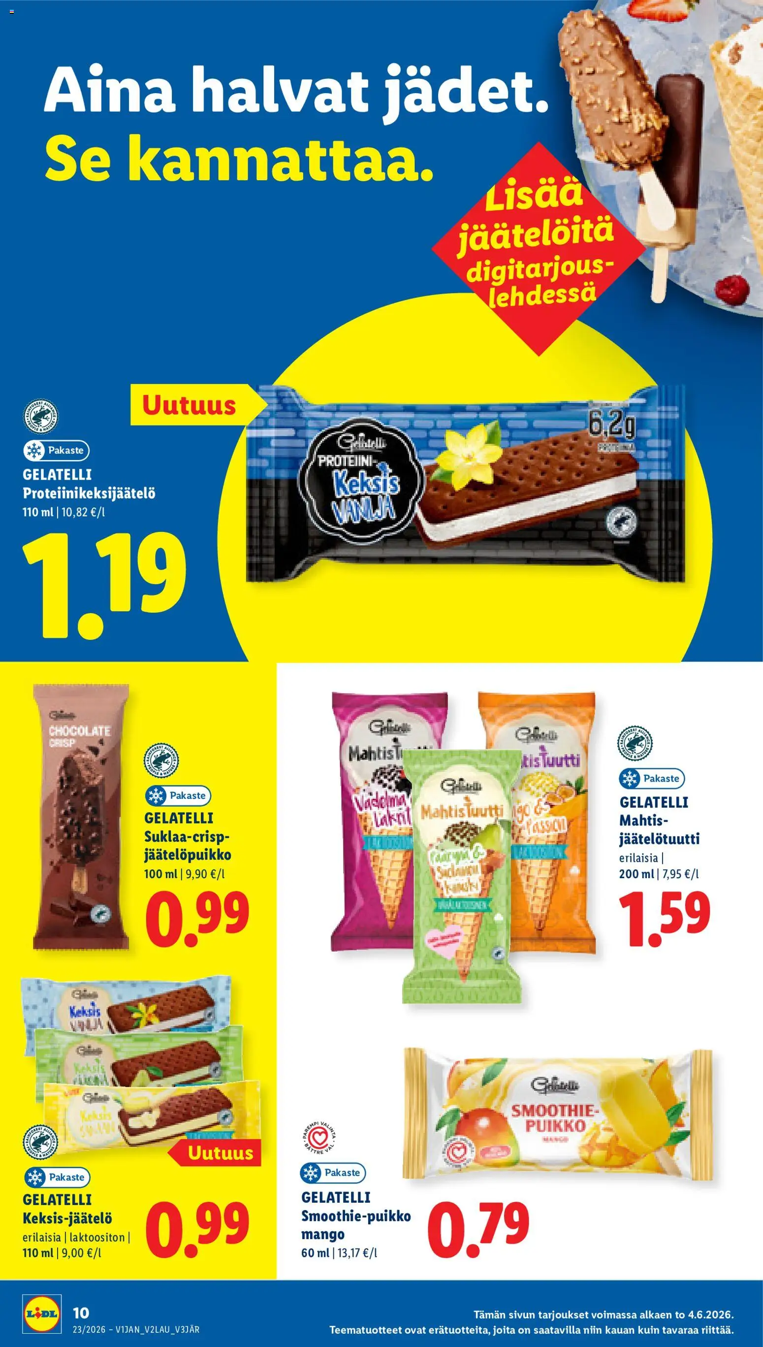 Lidl tarjoukset - Rovaniemi – voimassa 04.06.2026 alkaen | Sivu: 12 | Tuotteet: Mango