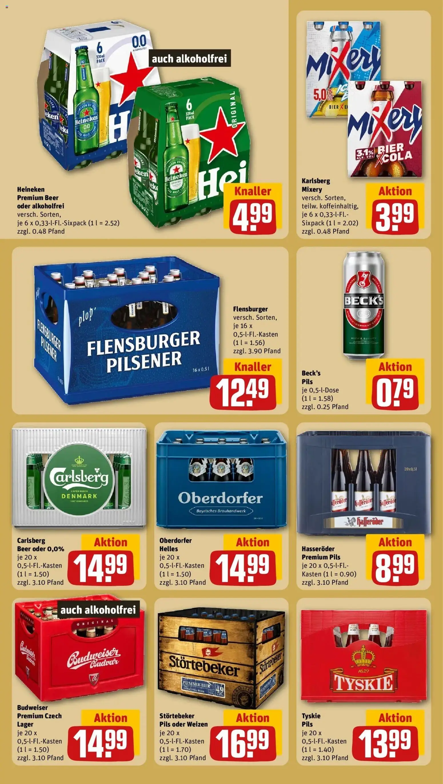 Rewe Prospekt Berlin / Wilmersdorf – gültig ab 13.07.2026 | Seite: 21 | Produkte: Tyskie, Bier, Pils, Hasseröder