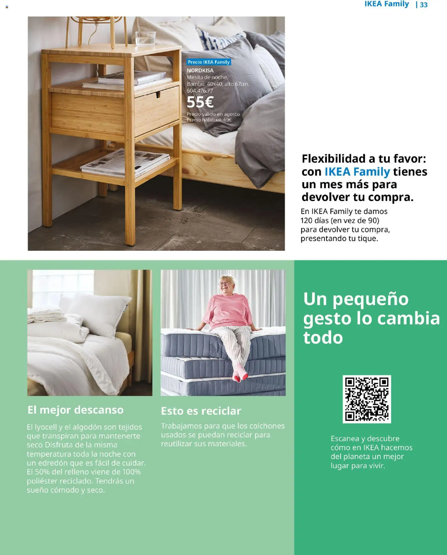 IKEA - IKEA Family Magazine │ válido desde el 01/07/2026 | Página: 33 | Productos: Edredón, Té
