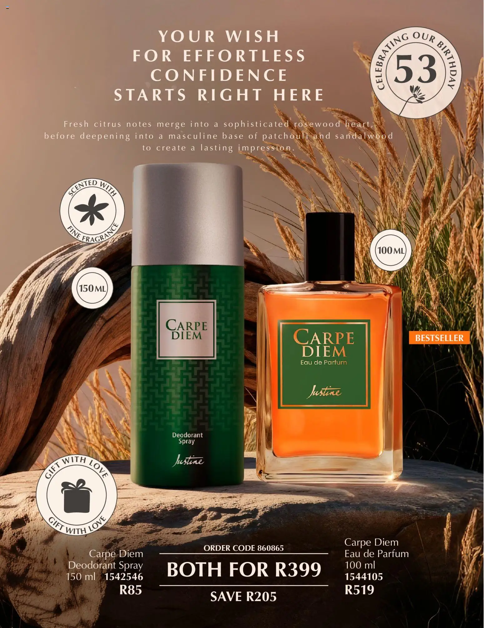New Justine catalogue – valid from 01.05.2026 | Page: 9 | Products: Fragrance, Deodorant