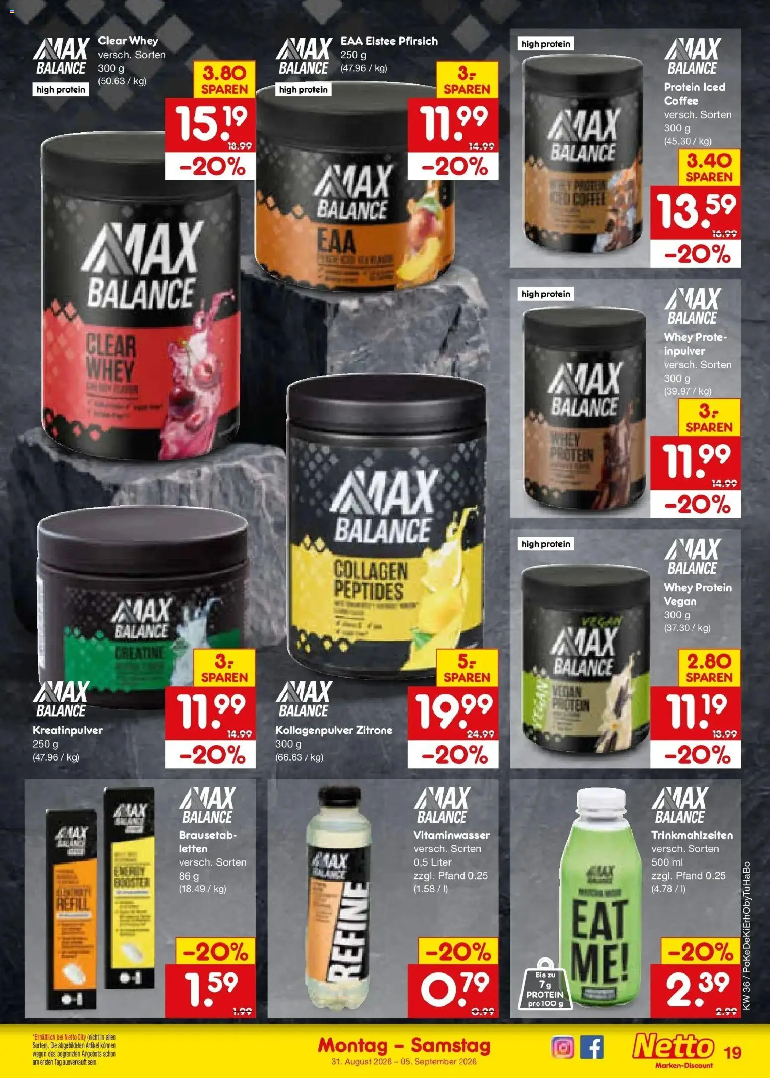 Netto Marken-Discount Prospekt Regensburg (ab 31.08.2026) » Angebote | Seite: 25 | Produkte: Zitrone, Pfirsich