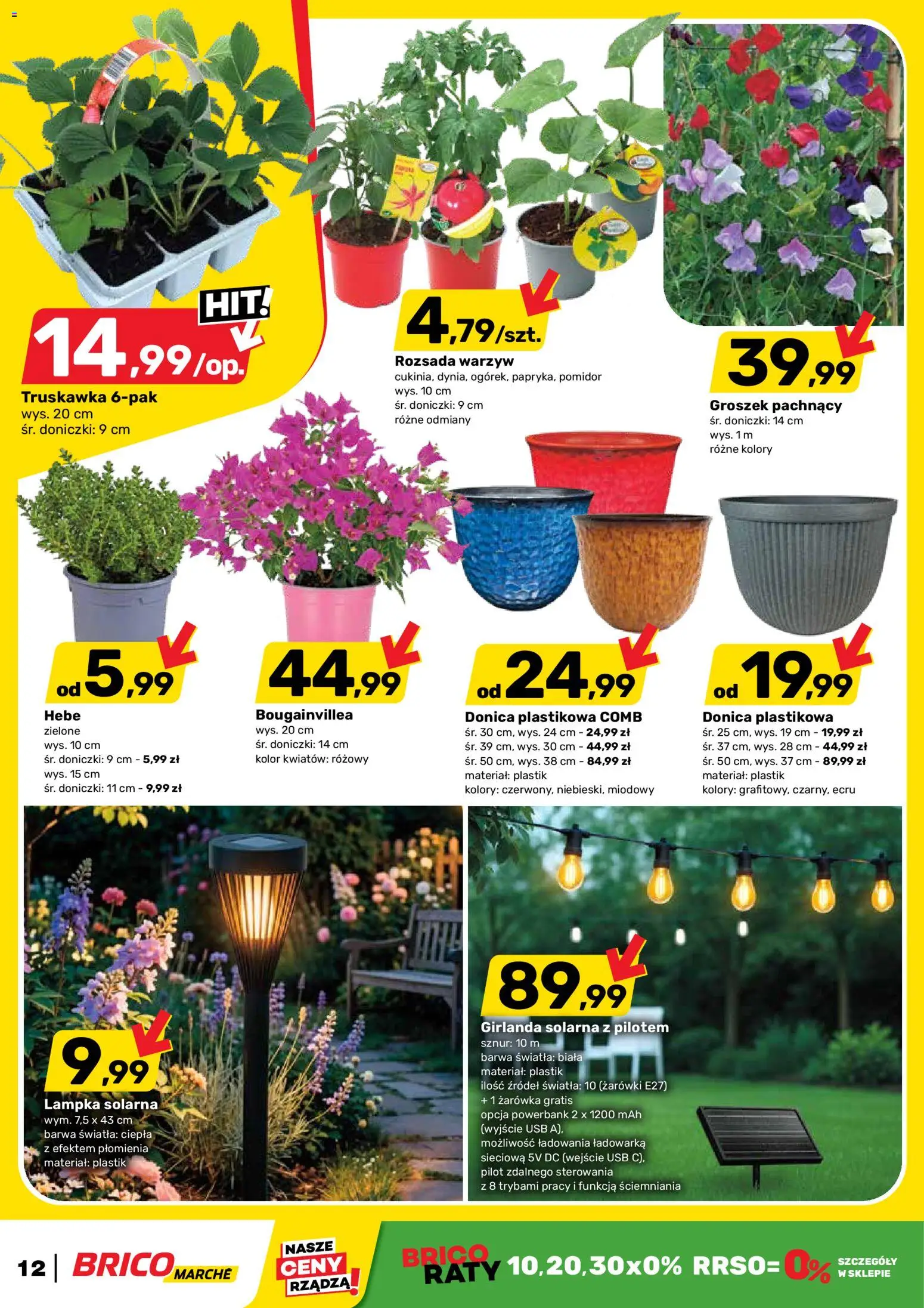 Brico Marché gazetka od 22.04.2026 | Strona: 12 | Produkty: Ładowarka, USB, Powerbank, Żarówki
