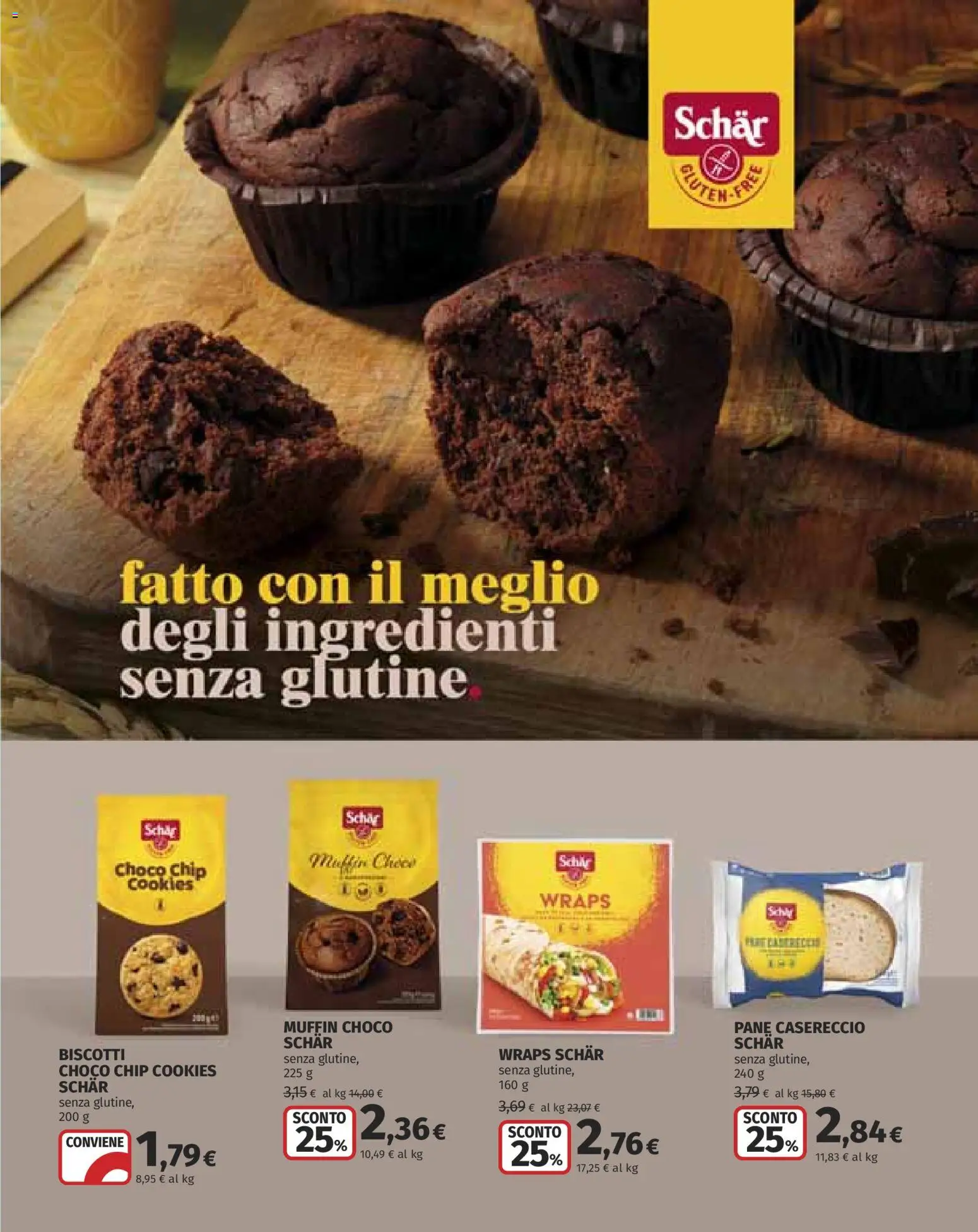 Volantino COOP del 20/08/2026 | Pagina: 34 | Prodotti: Pane, Biscotti, Muffin, Ingredienti