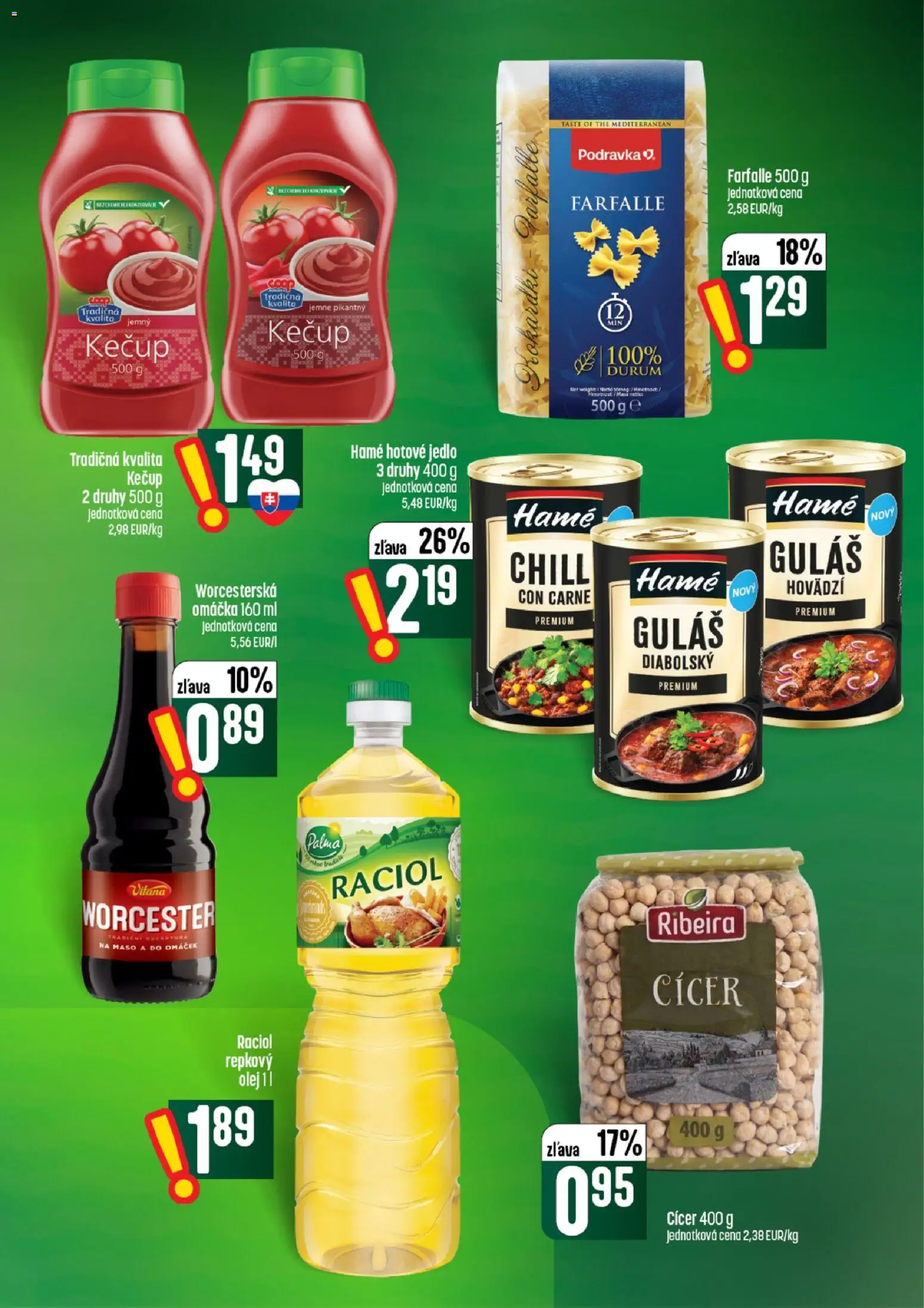 Nové COOP Jednota akcie – leták je platný od 13.08.2026 | Strana: 35 | Produkty: Mäso, Kečup, Omáčka