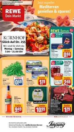 Rewe Prospekt Dorsten ab 31.08.2026 gültig