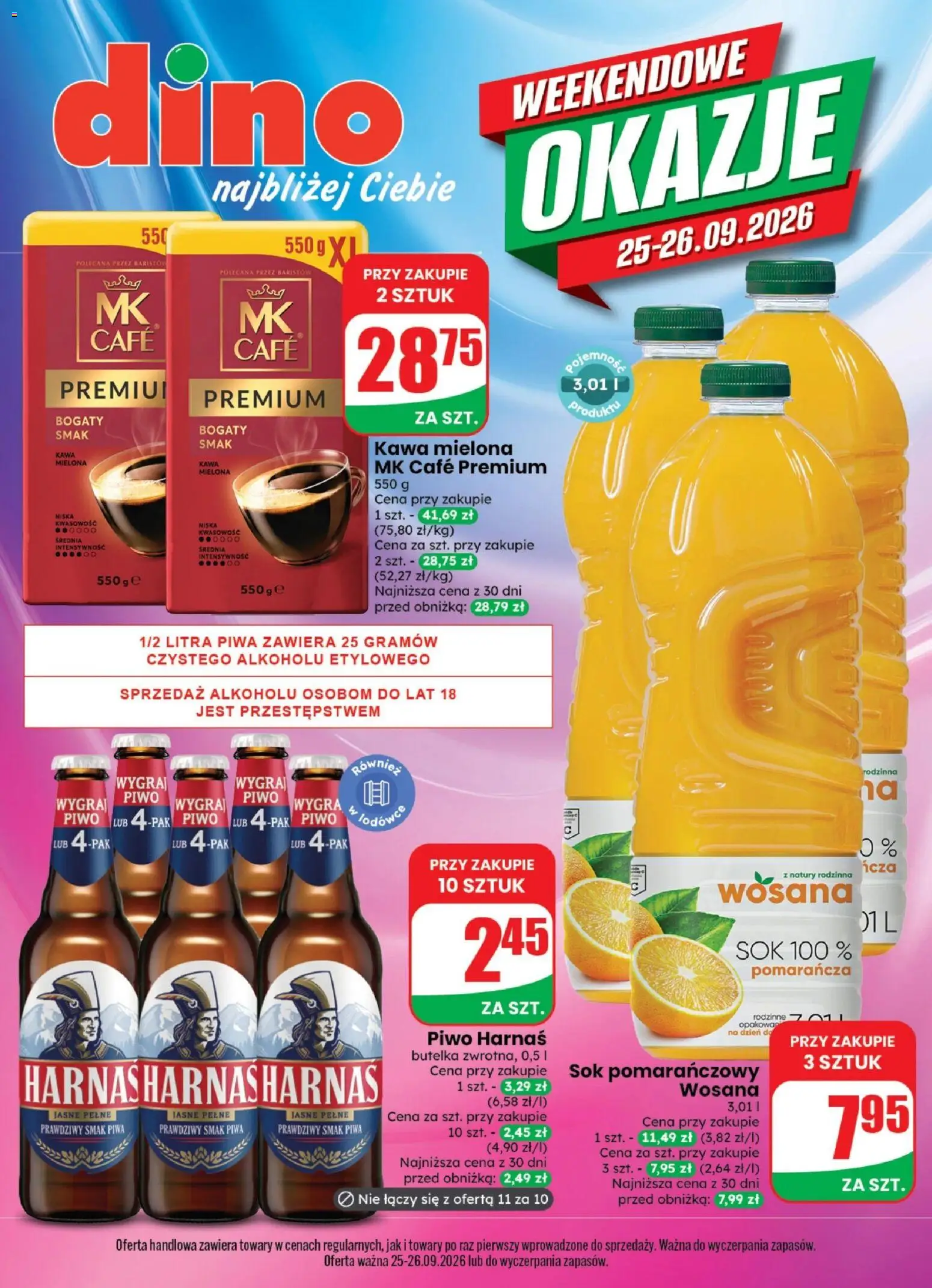Dino gazetka - Weekendowe Okazje od 25.09.2026 | Strona: 1