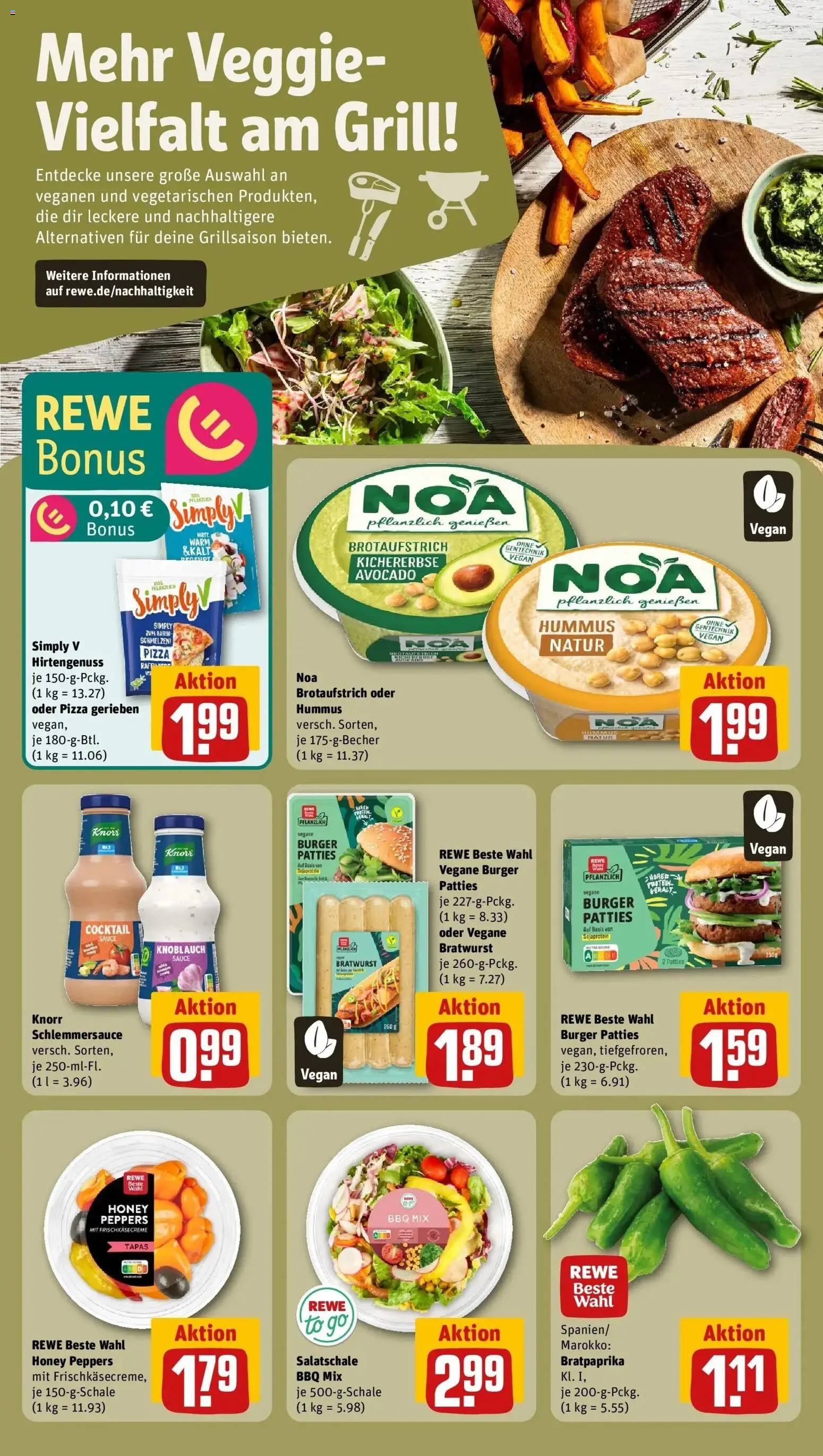 Rewe Prospekt Quickborn	 – gültig ab 10.05.2026 | Seite: 27 | Produkte: Burger, Knorr, Avocado, Knoblauch