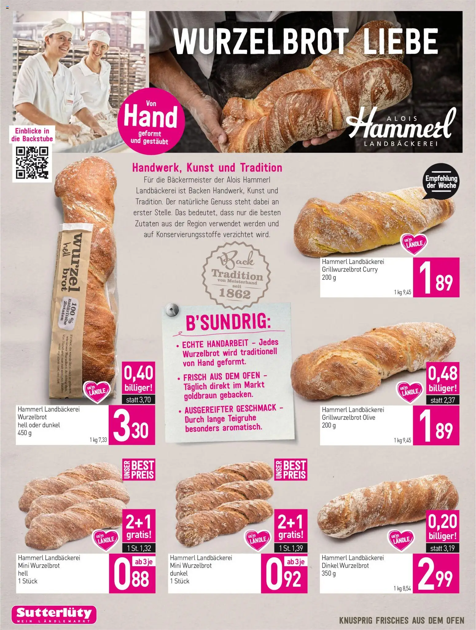 Sutterlüty Flugblatt gültig ab 30.07.2026 | Seite: 6 | Produkte: Zutaten, Ofen, Brot