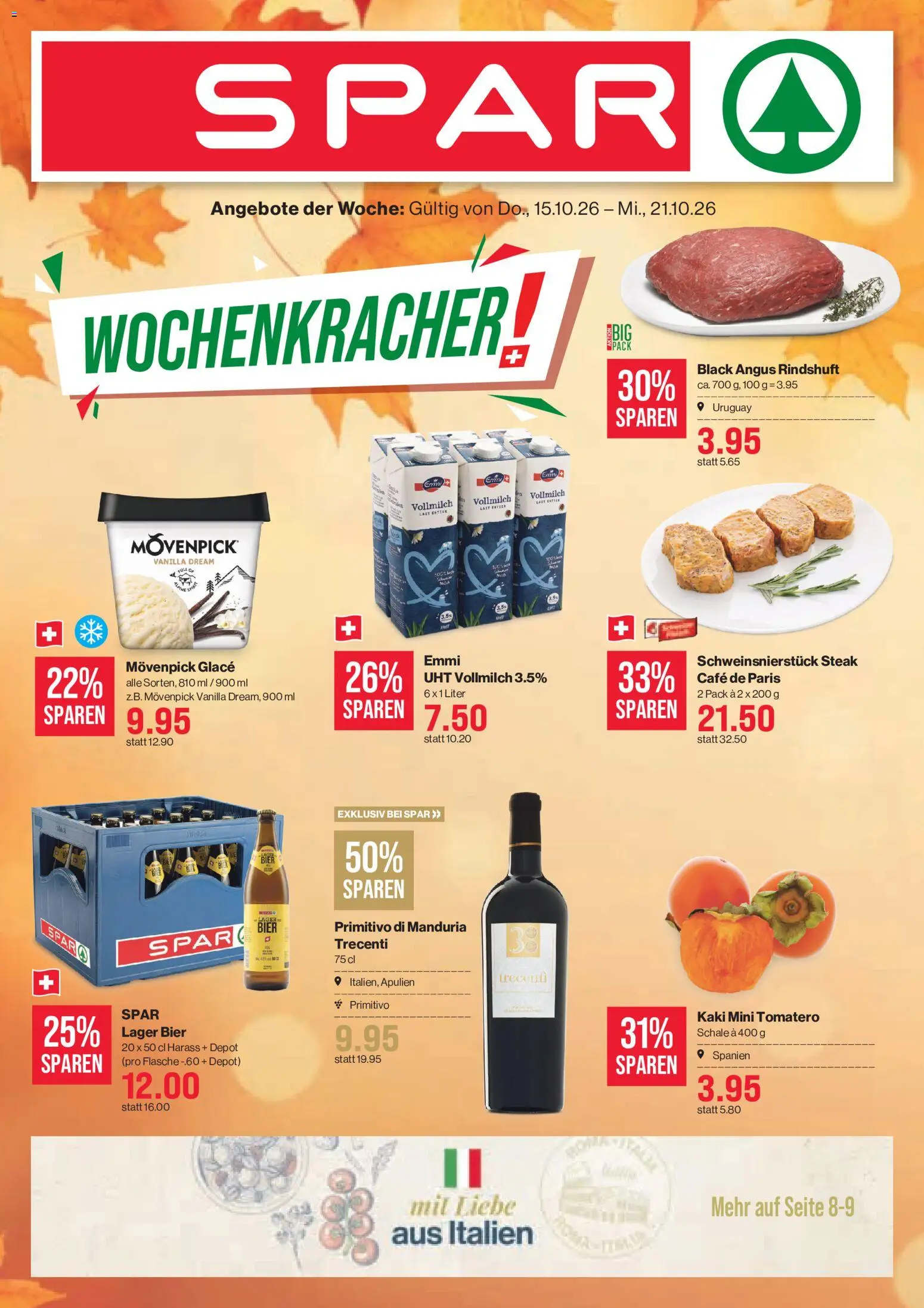 SPAR aktionen – gültig ab 15.10.2026 | Seite: 1