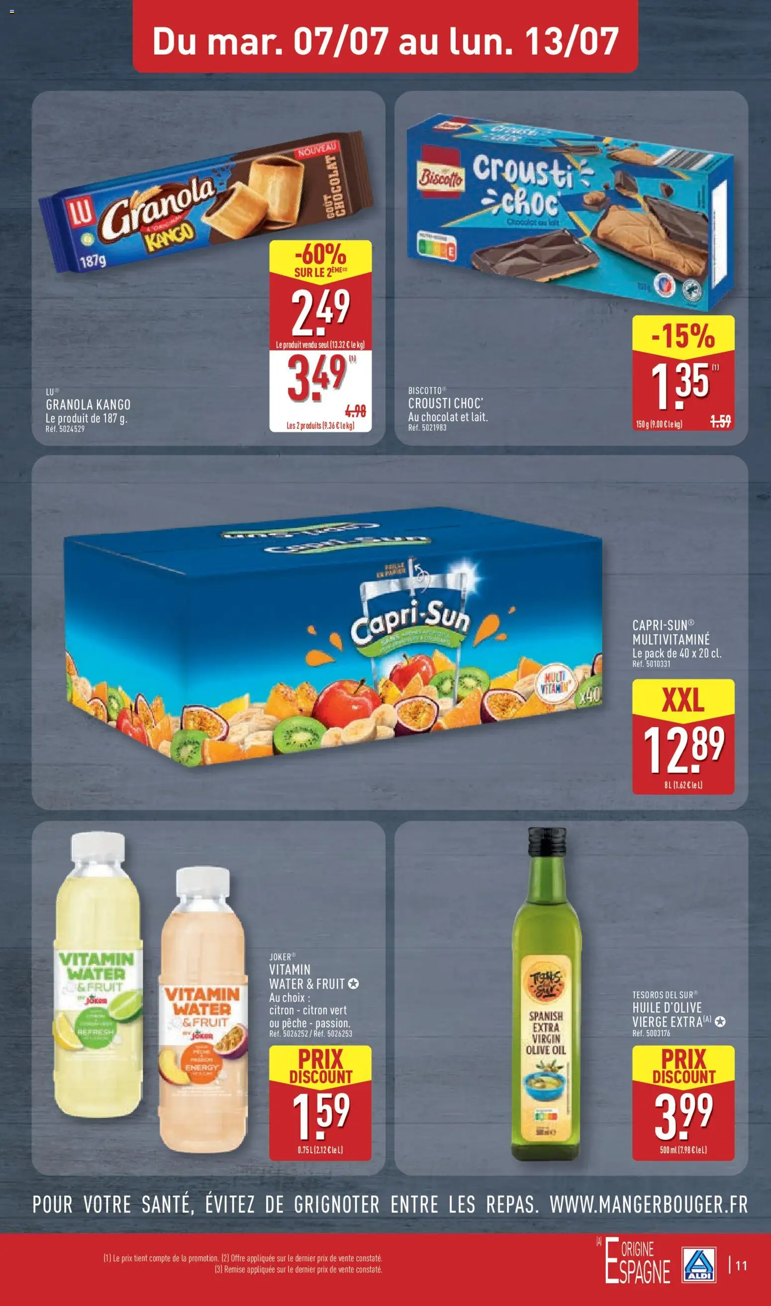{H1} | Page: 13 | Produits: Citron, Citron vert, Olive, Chocolat