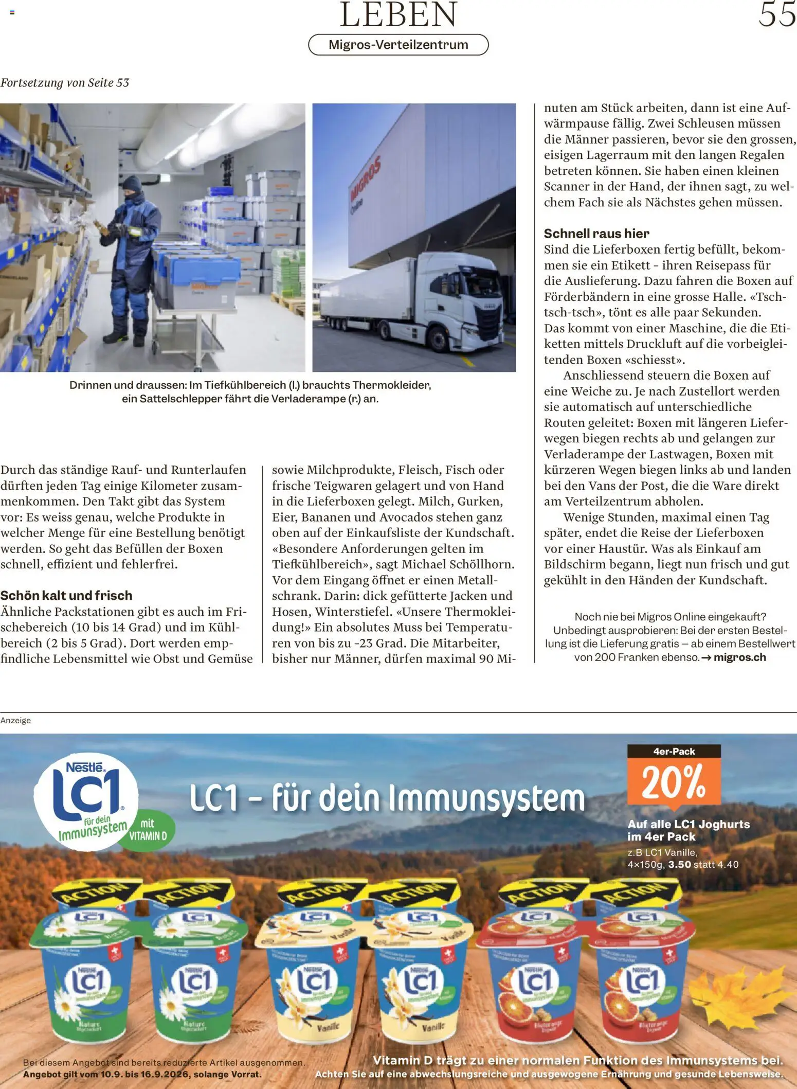 Migros aktionen Magazin – gültig ab 09.09.2026 | Seite: 55