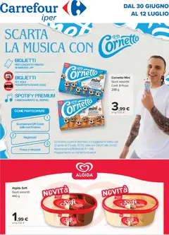 Anteprima del volantino Carrefour volantino Iper Algida valido a partire dal 30.06.2026