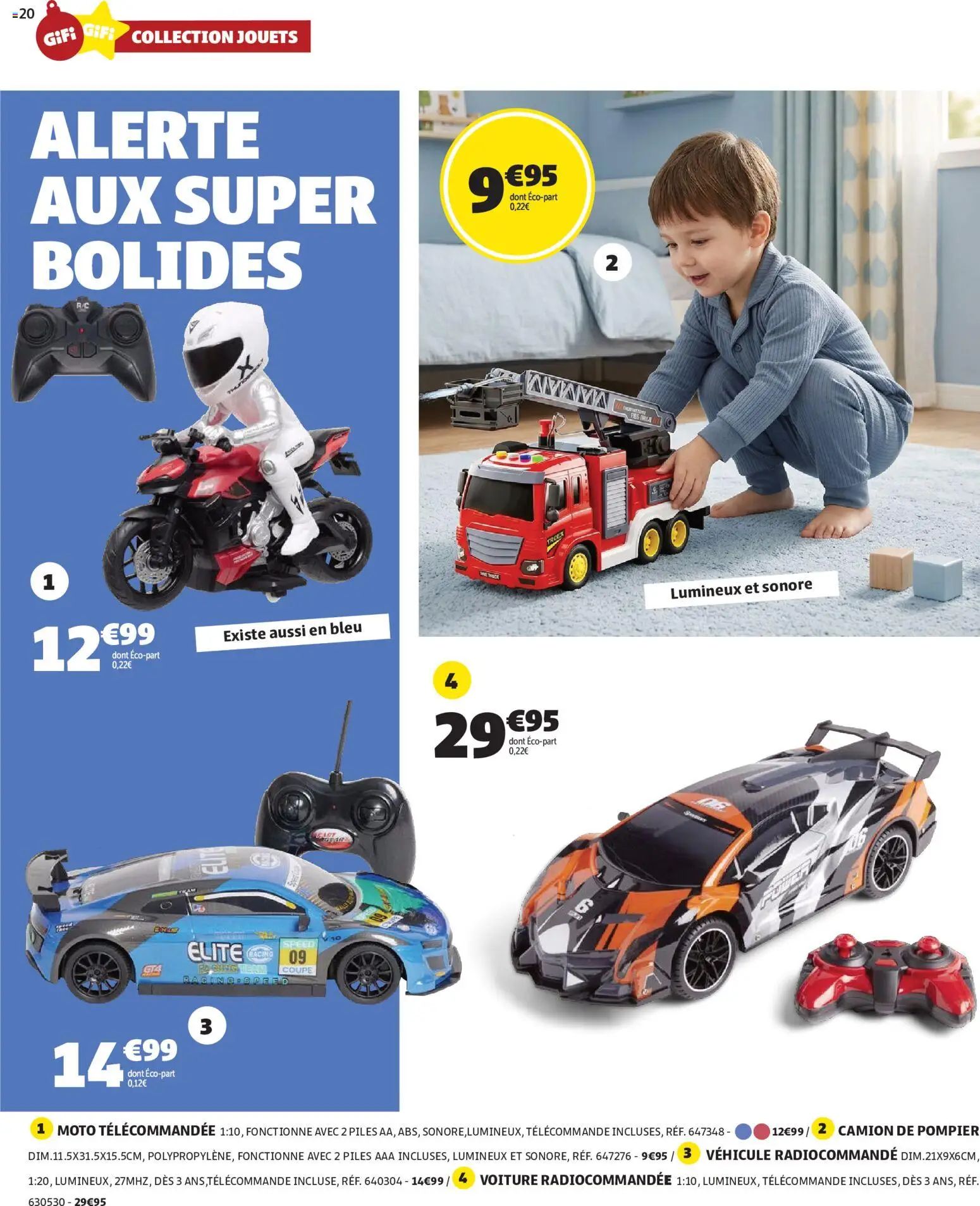 {H1} | Page: 20 | Produits: Voiture radiocommandée, Jouets, Télécommande, Piles