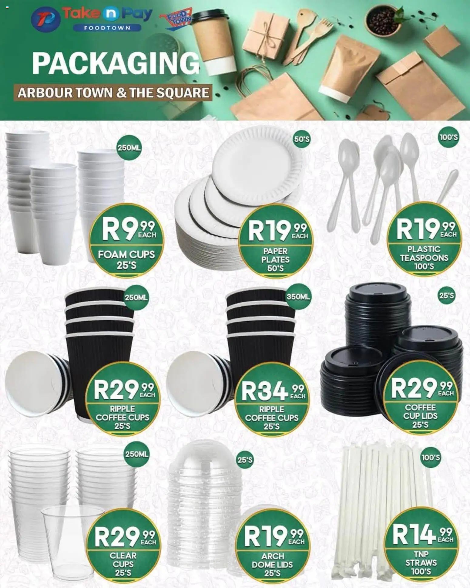 New Take n Pay catalogue – valid from 10/08/2026 | Page: 8 | Products: Lids, Coffee, Foam, Coffee cups