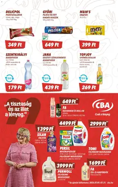 CBA akciós újság - amely érvényes a következő dátumtól: 2026.07.09. | Oldal: 6 | Termékek: Persil, Perwoll, Meggy, Kekszek