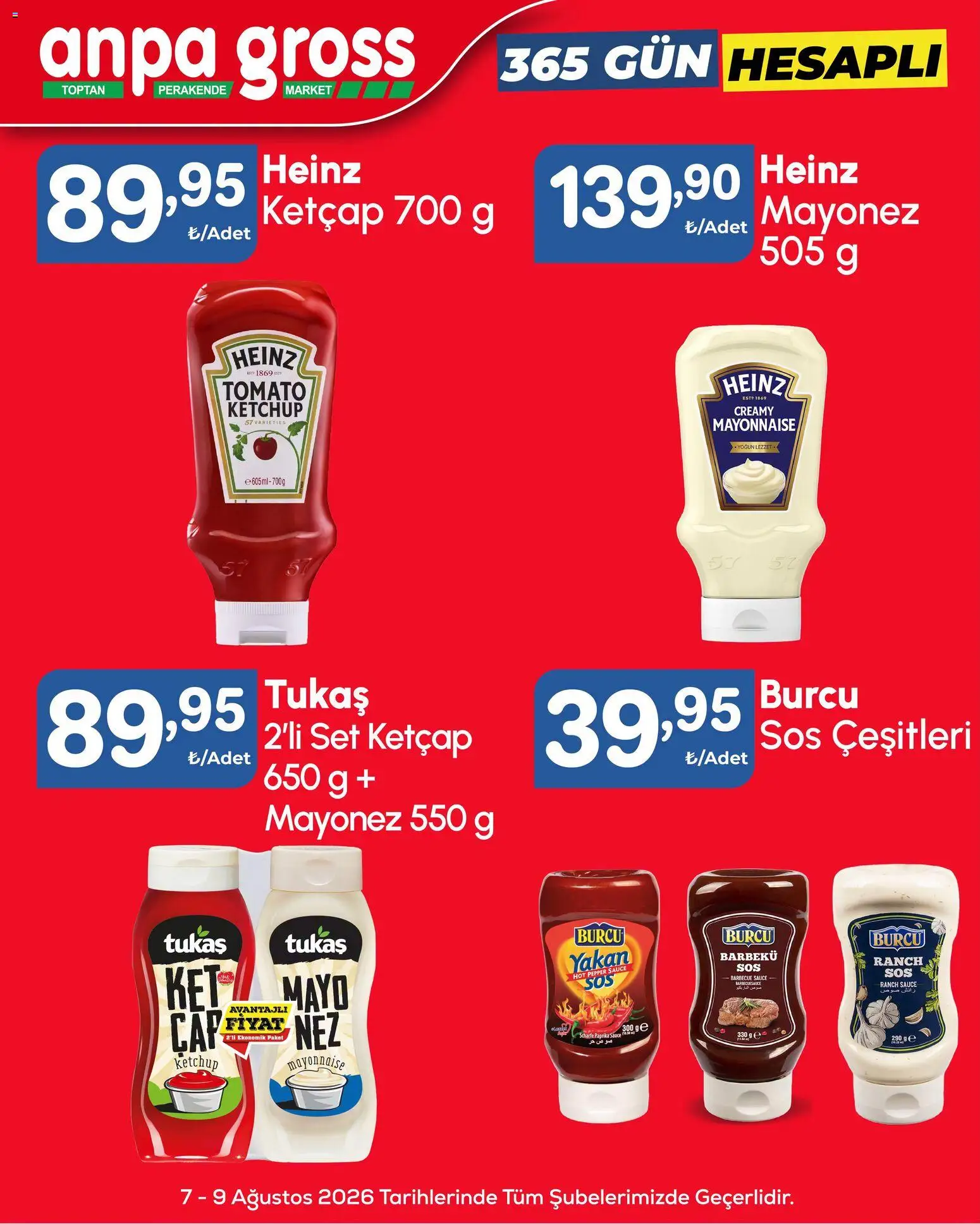Anpa Gross Katalog - 07 Ağustos 2026 tarihinden itibaren geçerlidir | Sayfa: 4 | Ürünler: Ketçap, Mayonez, Sos