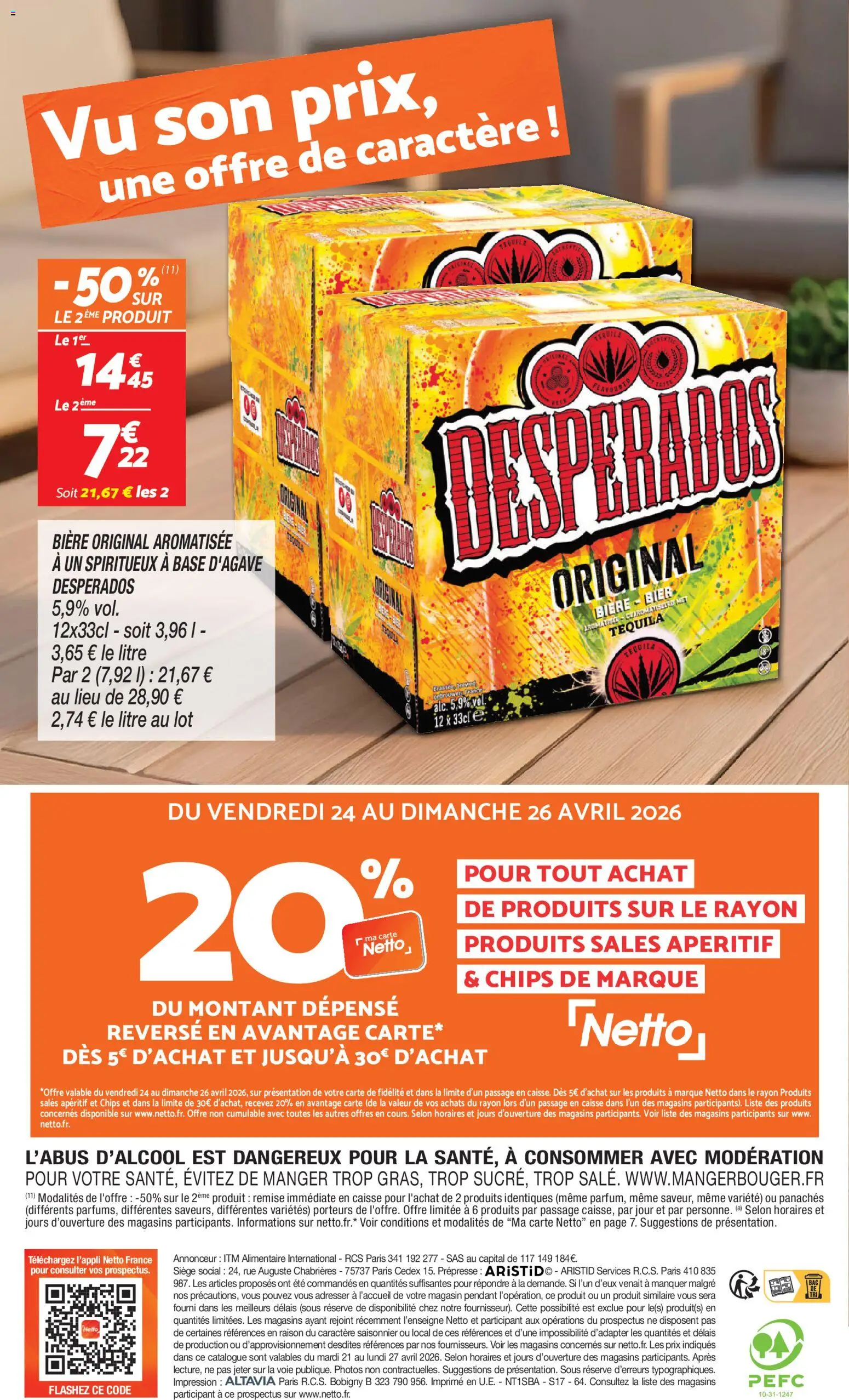 {H1} | Page: 16 | Produits: Base, Tequila, Bière, Chips