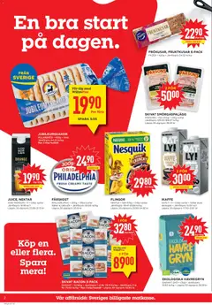 Willys erbjudanden - Förhandsvisning av reklamblad från butik Willys aktuell från 29/06/2026 | Sida: 2 | Produkter: Bacon, Galler, Havregryn, Flingor