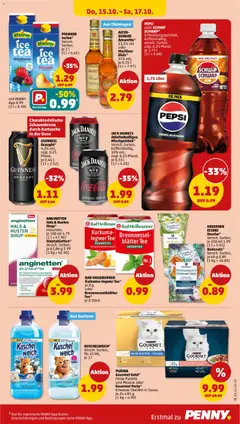 Penny Prospekt ab 12.10.2026 gültig | Seite: 43 | Produkte: Thunfisch, Weichspüler, Pepsi, Lavendel