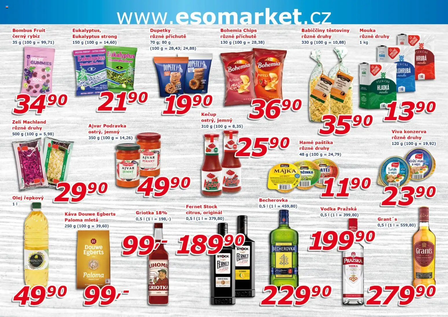 Eso market leták od 15.04.2026 | Strana: 7 | Produkty: Káva, Eukalyptus, Vodka, Mouka