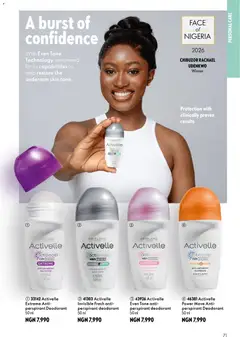 Offer preview "Oriflame - Catalogue 7/2026" | Page: 71 | Products: Deodorant, Antiperspirant