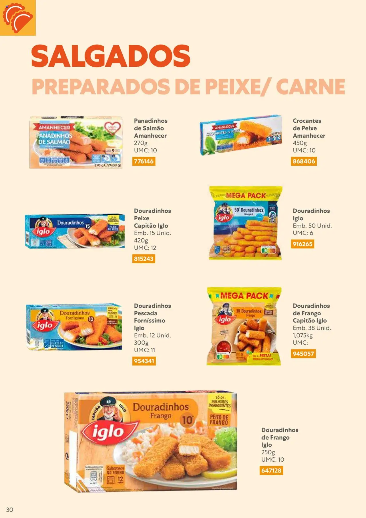 Recheio Congelados │ válido de 01/02/2024 | Página: 30 | Produtos: Forno, Frango, Pescada, Peixe