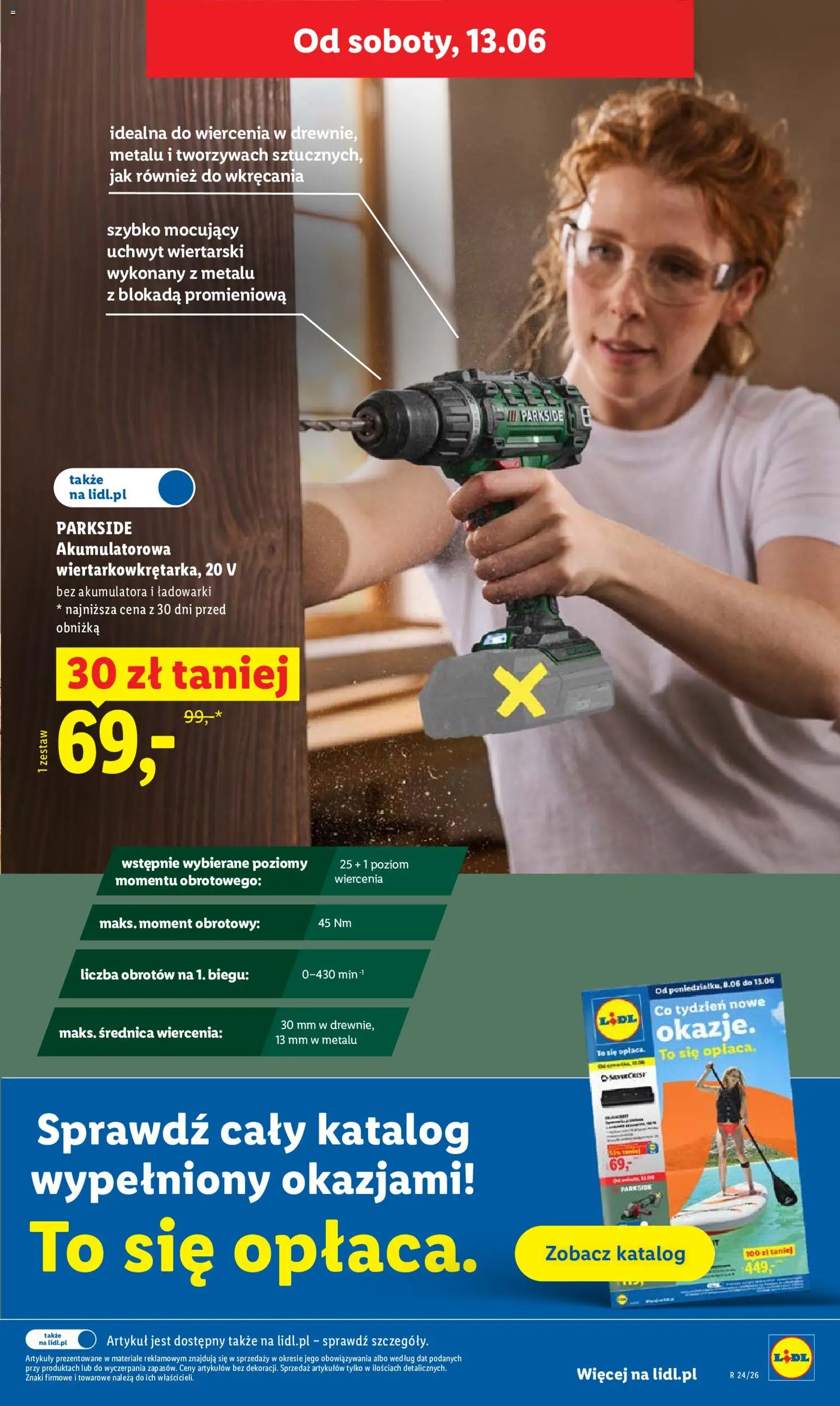 Lidl Polsko leták od 11.06.2026 | Strana: 41 | Produkty: Parkside