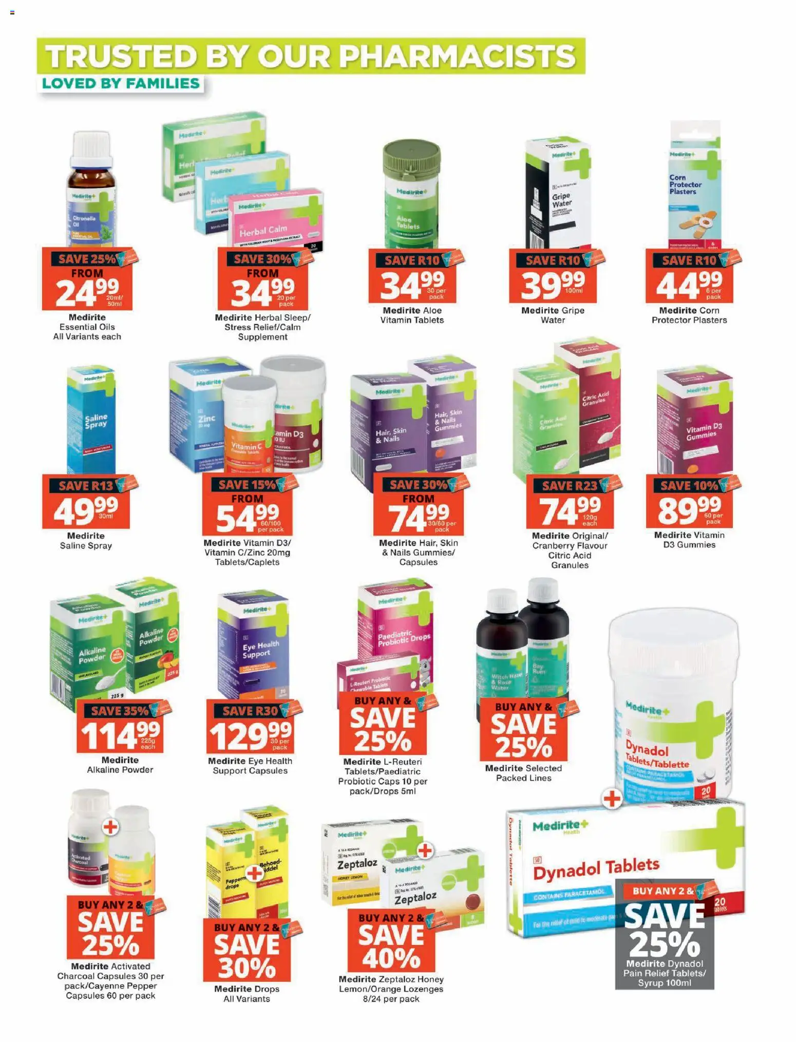 New Checkers catalogue – valid from 20/08/2026 | Page: 4 | Products: Lozenges, Syrup, Water, Pepper