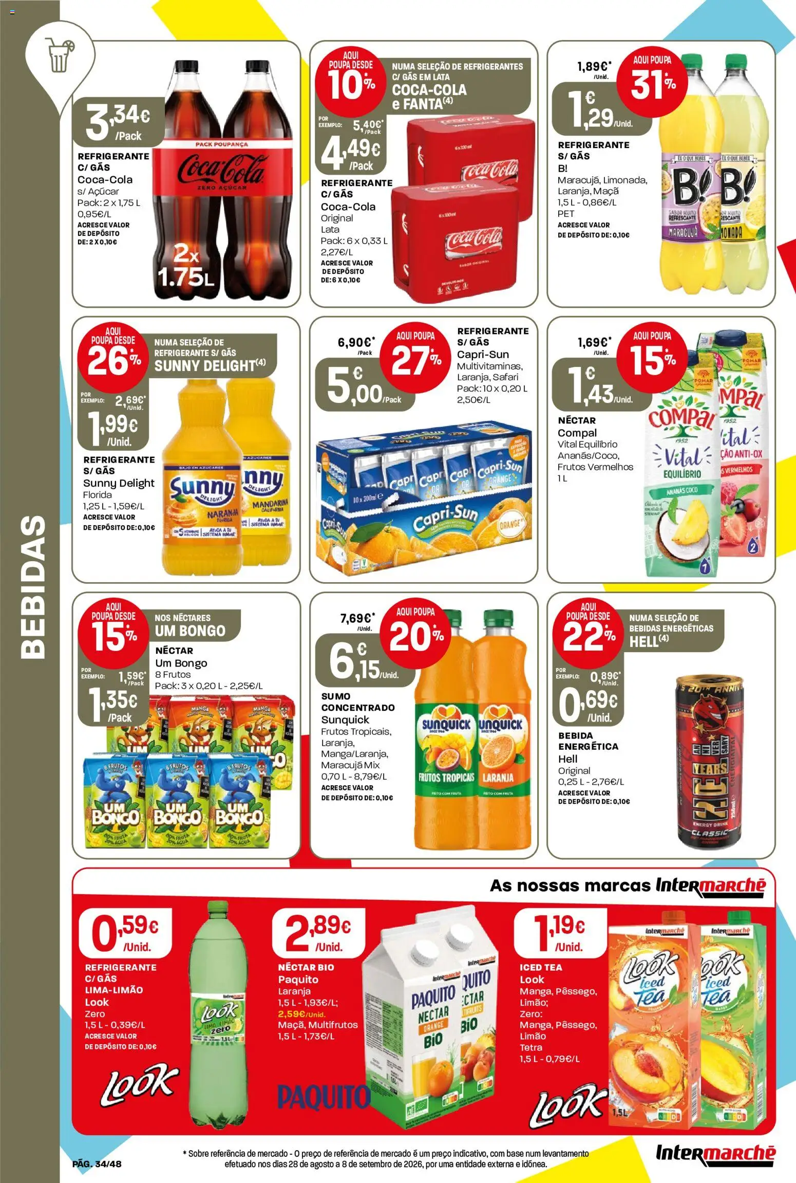 Intermarché folheto │ válido de 08/10/2026 | Página: 34 | Produtos: Manga, Base, Sumo, Coco