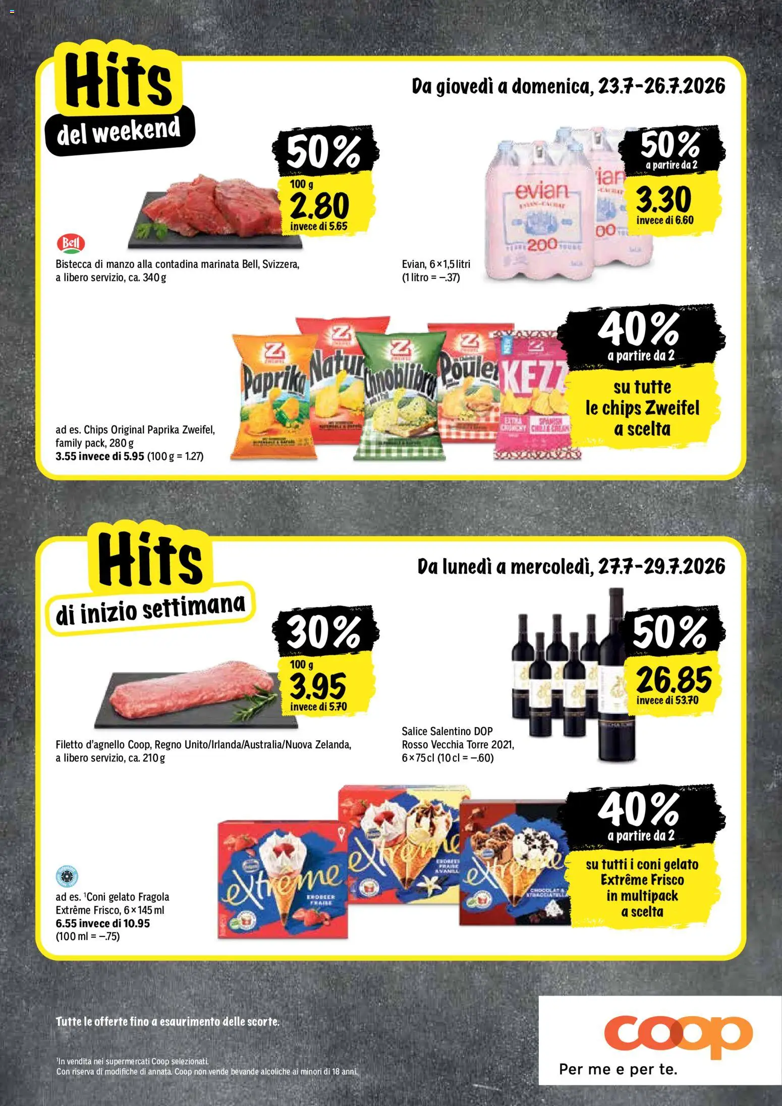 Coop aktionen IT – gültig ab 23.07.2026 | Seite: 20 | Produkte: Chips