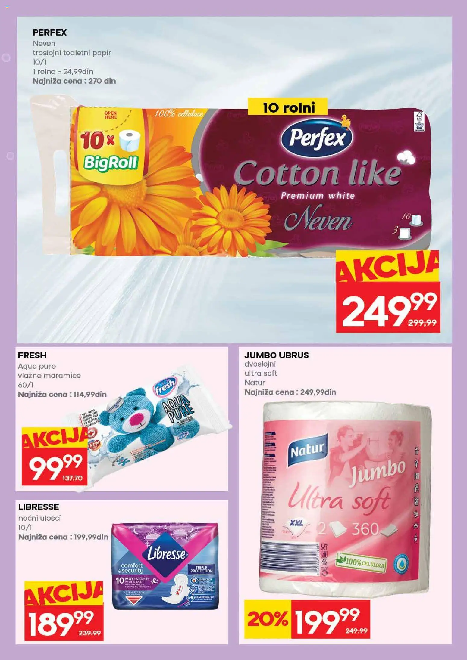 Idea katalog - važi od 04.06.2026 | Strana: 29 | Proizvode: Ubrus, Vlažne maramice