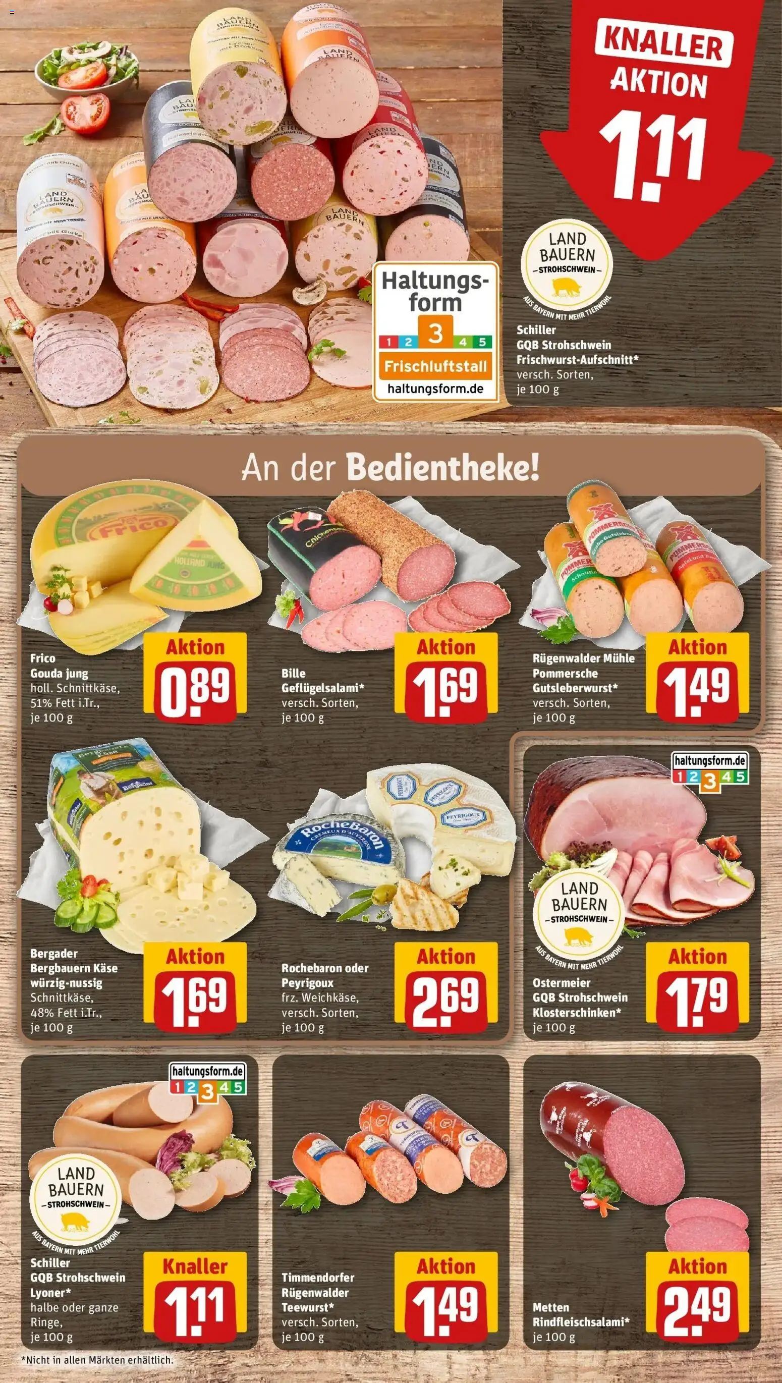REWE Prospekt ab 21.09.2026 zum Blättern » Angebote | Seite: 15 | Produkte: Mühle, Käse, Gouda