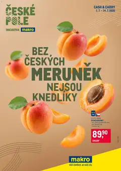 Náhled letáku Makro leták - Meruňky z Českého pole od 01.07.2026