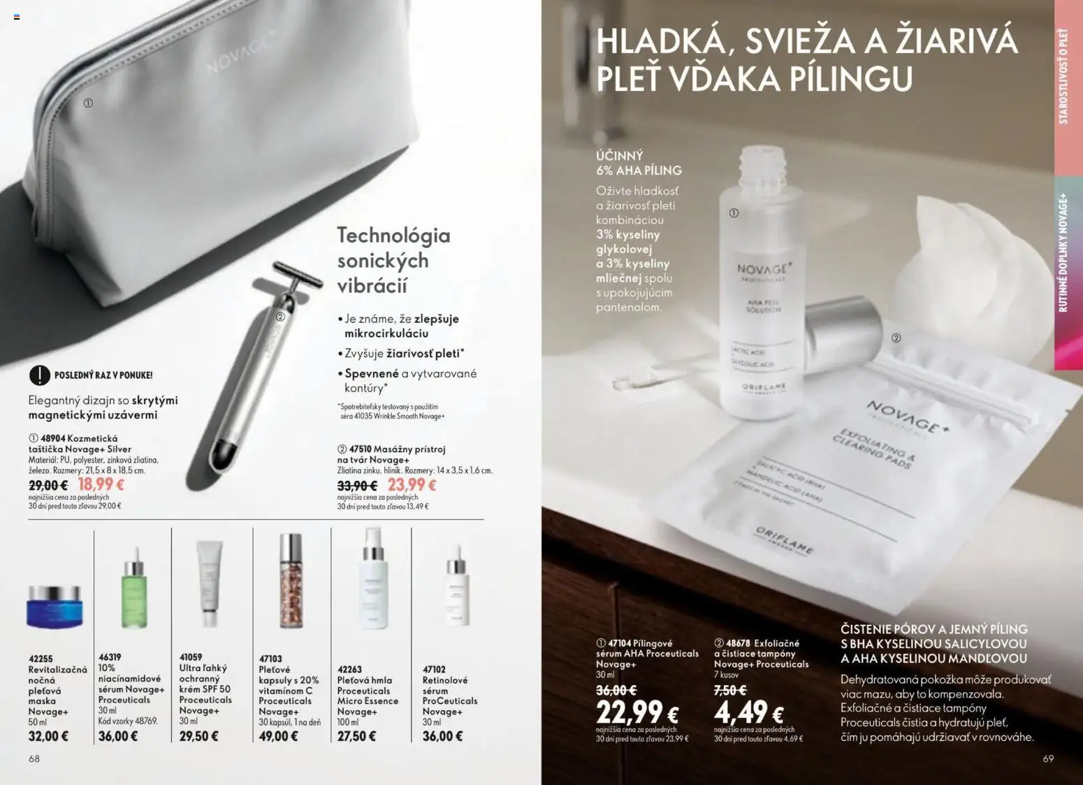 Nové Oriflame akcie – leták je platný od 09.09.2026 | Strana: 35 | Produkty: Masážny prístroj, Maska, Krém