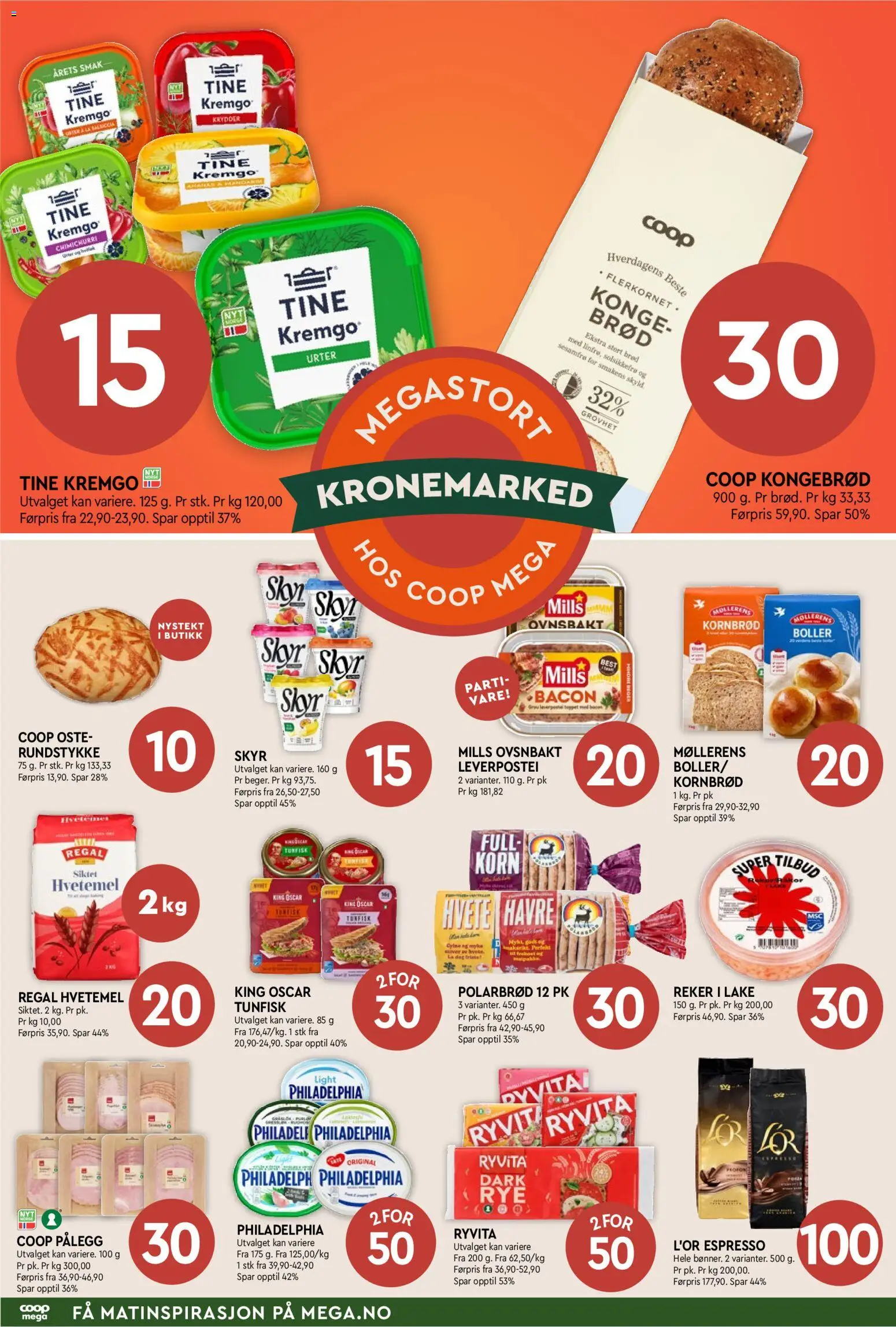 {H1} | Side: 4 | Produkter: Bacon, Pålegg, Solsikkefrø, Kornbrød