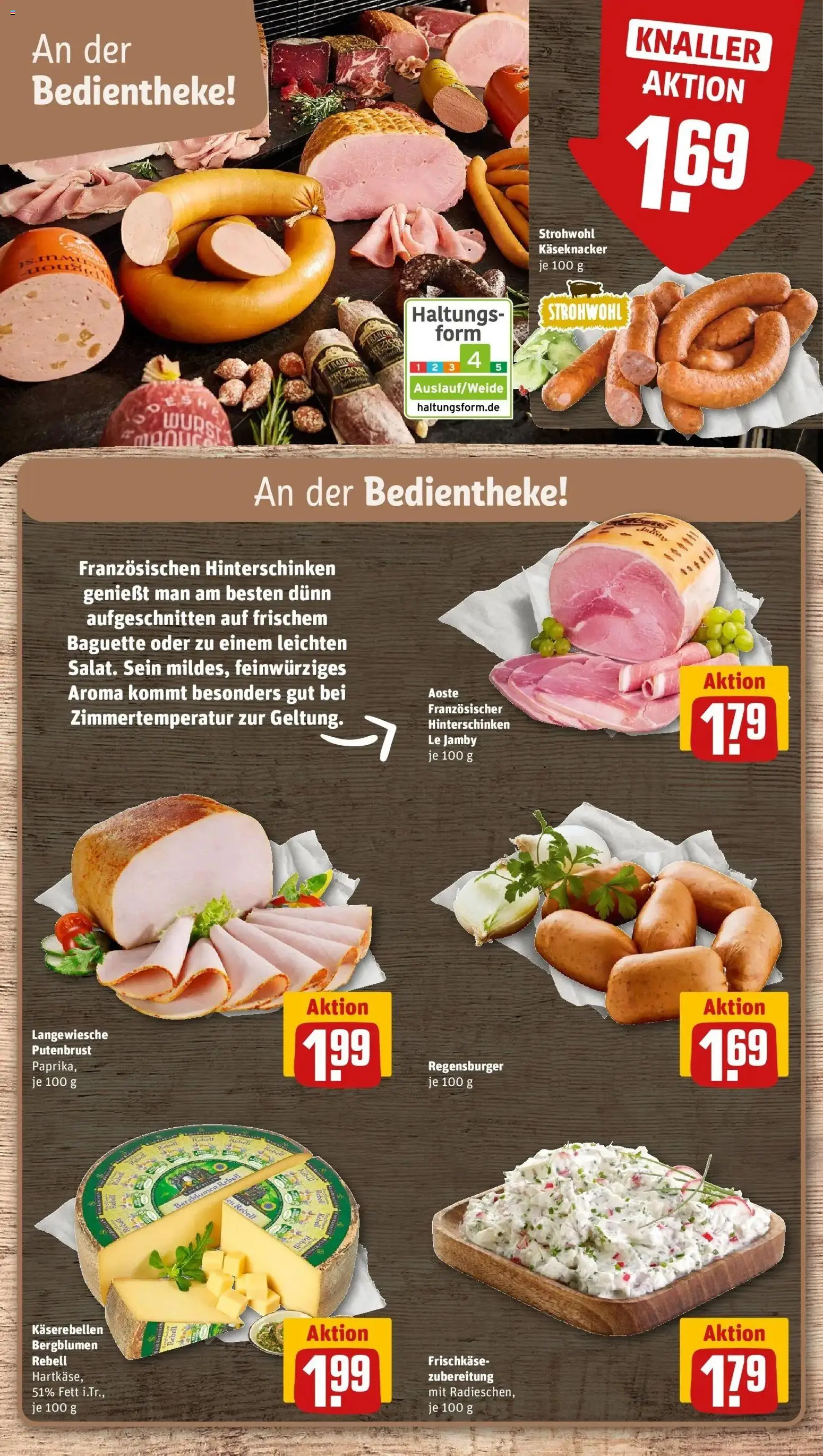 REWE Prospekt ab 07.09.2026 zum Blättern » Angebote | Seite: 10 | Produkte: Putenbrust, Baguette, Wurst, Frischkase