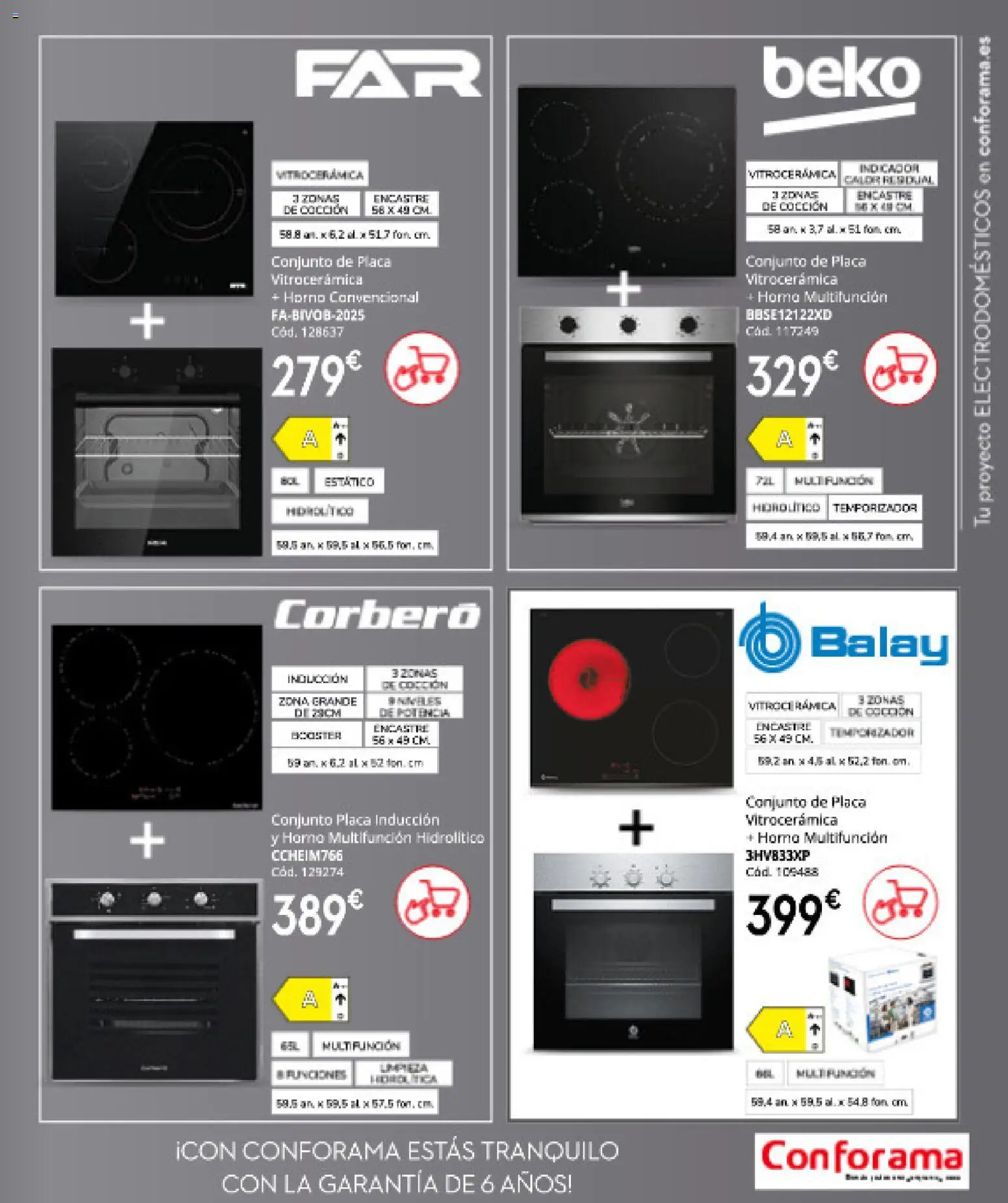 Conforama folleto │ válido desde el 16.04.2026 | Página: 105 | Productos: Horno