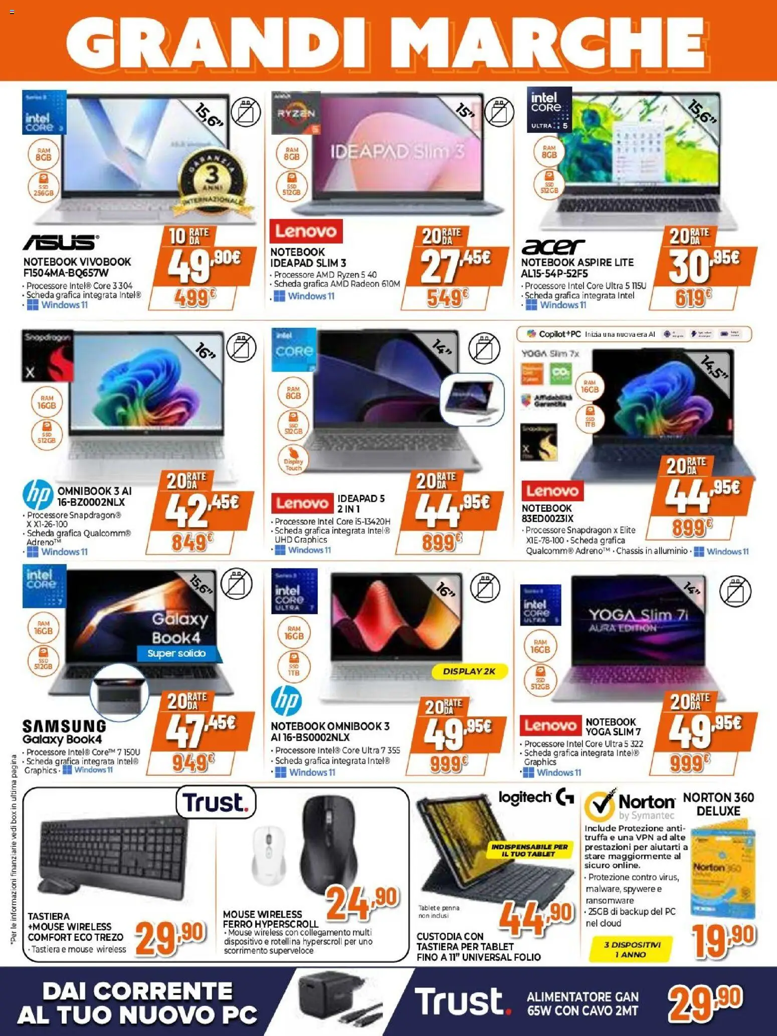 Volantino Iperal del 24/09/2026 | Pagina: 27 | Prodotti: Notebook, Tablet, PC, Mouse